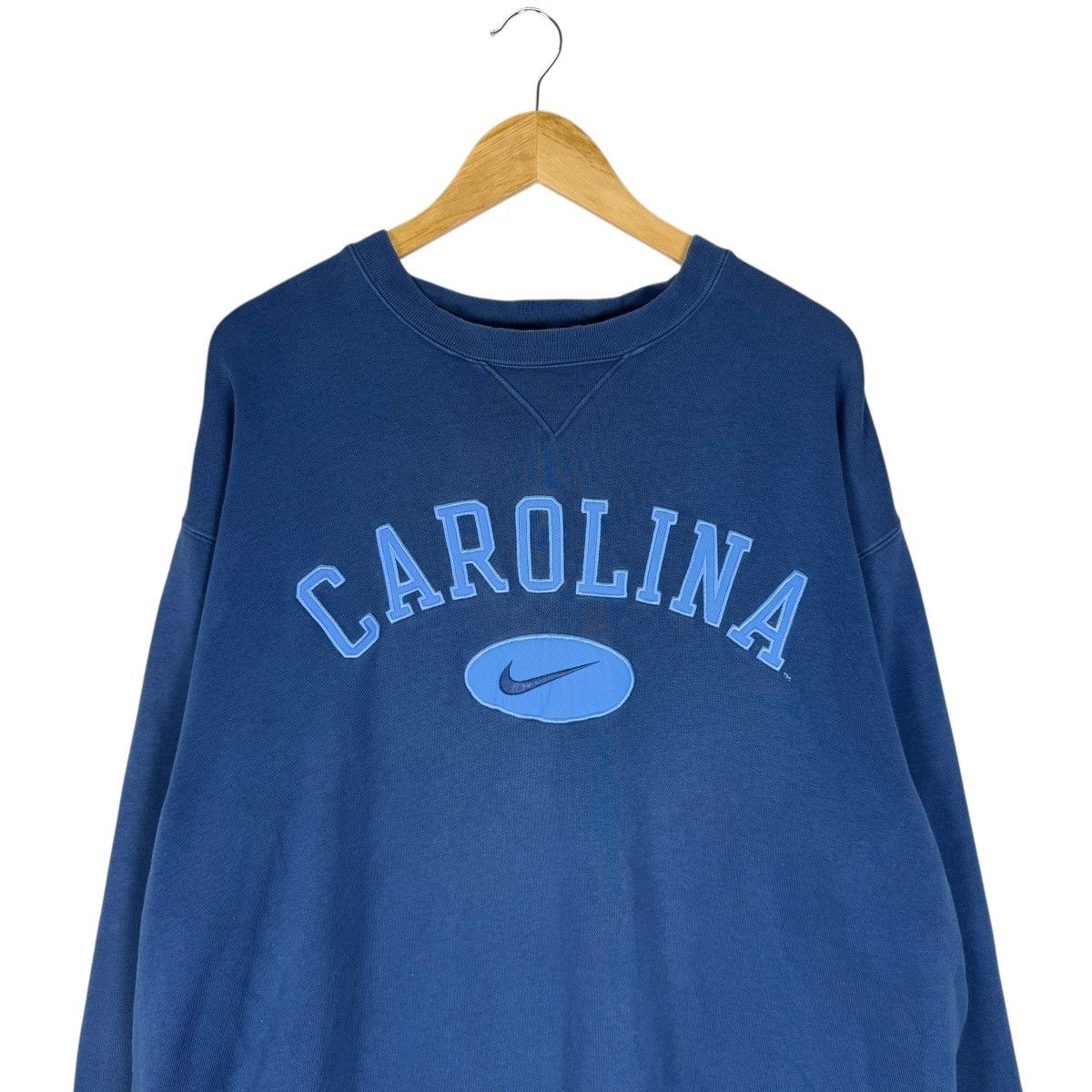 Nike ☀️90s NIKE CAROLINA SWEATSHIRTS Size US L / EU 52-54 / 3 - 3 Thumbnail