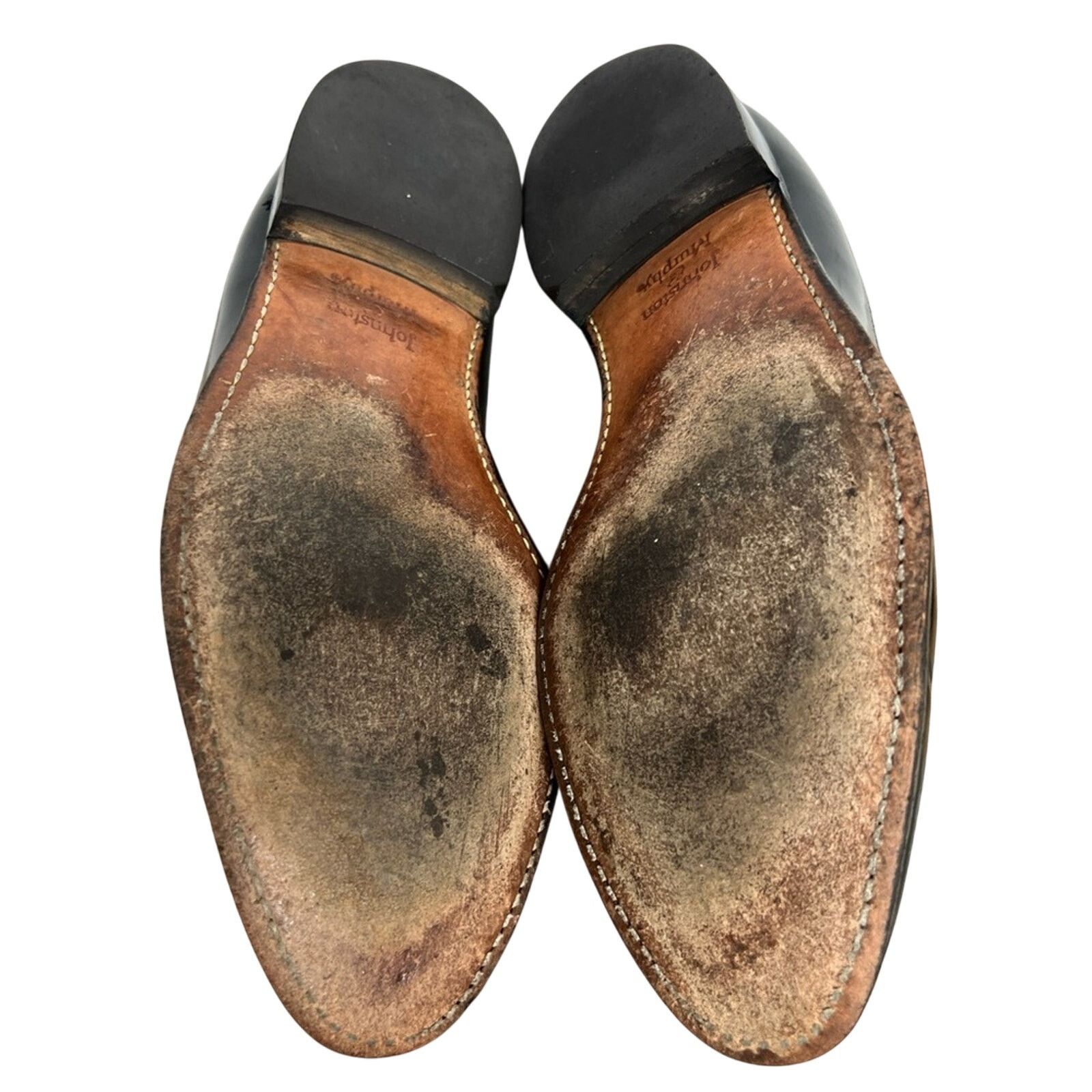 Johnston & Murphy Johnston & Murphy Black Tassel Loafers Shoes Men Size 11 E Size US 11 / EU 44 - 8 Thumbnail