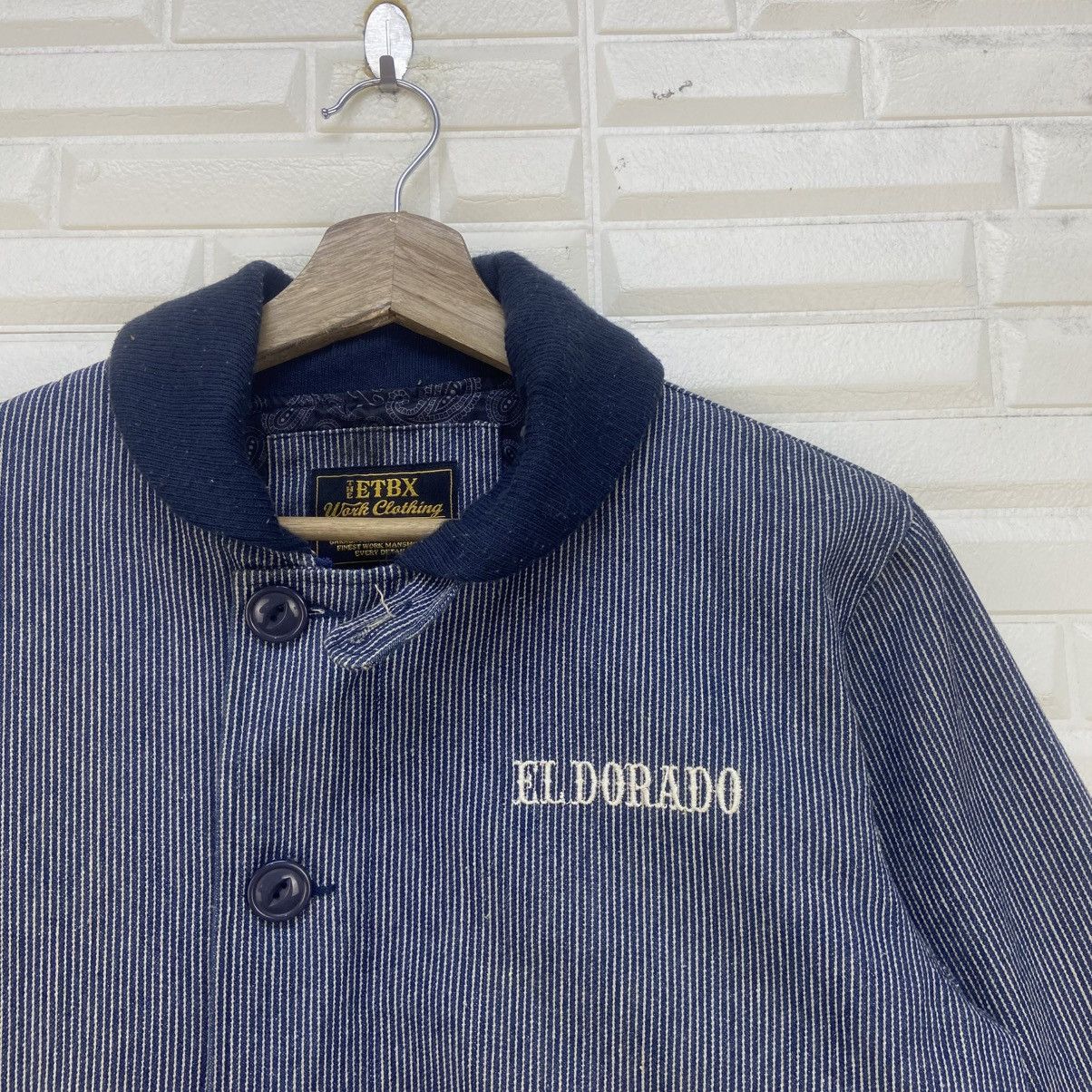 Japanese Brand Etbx Work Clothing Living & Dead Eldorado Hickory Stripe Size US S / EU 44-46 / 1 - 4 Thumbnail
