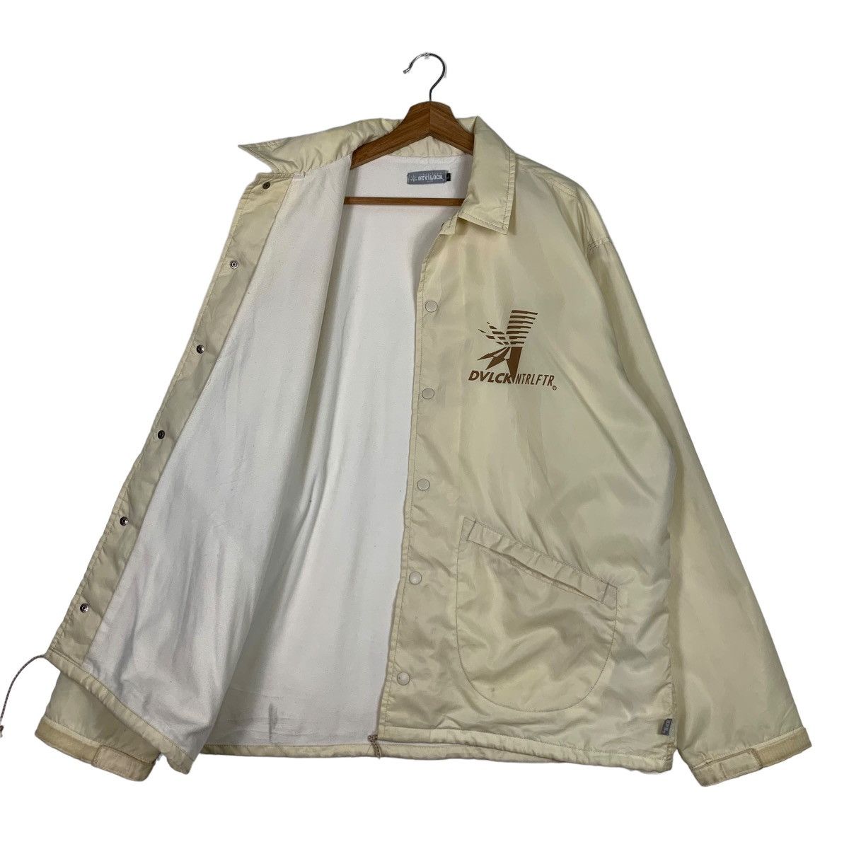 Japanese Brand DEVILOCK DVLCK NTRLFTR Coach Jacket #0106-C6 Size US L / EU 52-54 / 3 - 10 Thumbnail