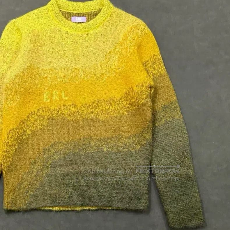 ERL ERL Ombre Round Neck Long Sleeve Wool and Mohair Sweater Size US S / EU 44-46 / 1 - 2 Thumbnail