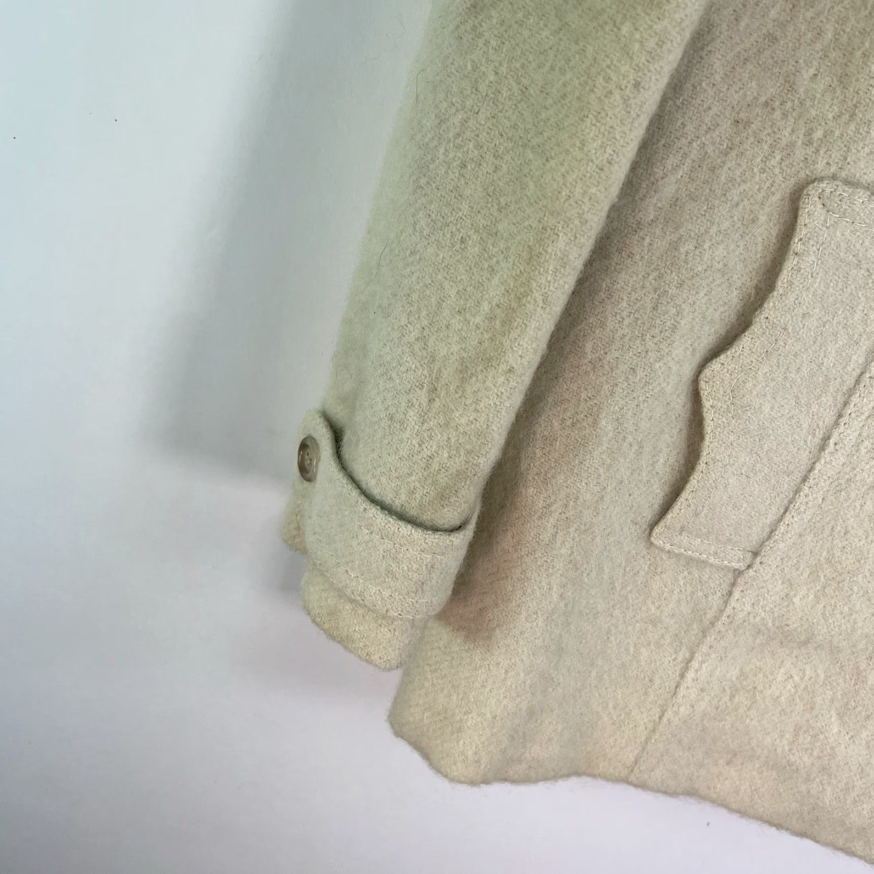 Vintage VINTAGE 70s Hilda Iceland Wool Jacket Women's Size 10 Beige Casual Classic Size L / US 10 / IT 46 - 5 Thumbnail