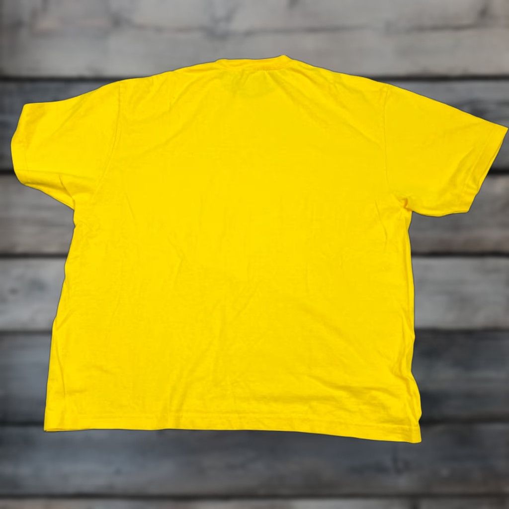 Tommy Hilfiger VINTAGE Tommy Hilfiger T-Shirt Yellow Embroidered 2XL Adult Men Streetwear Size US XXL / EU 58 / 5 - 1 Thumbnail