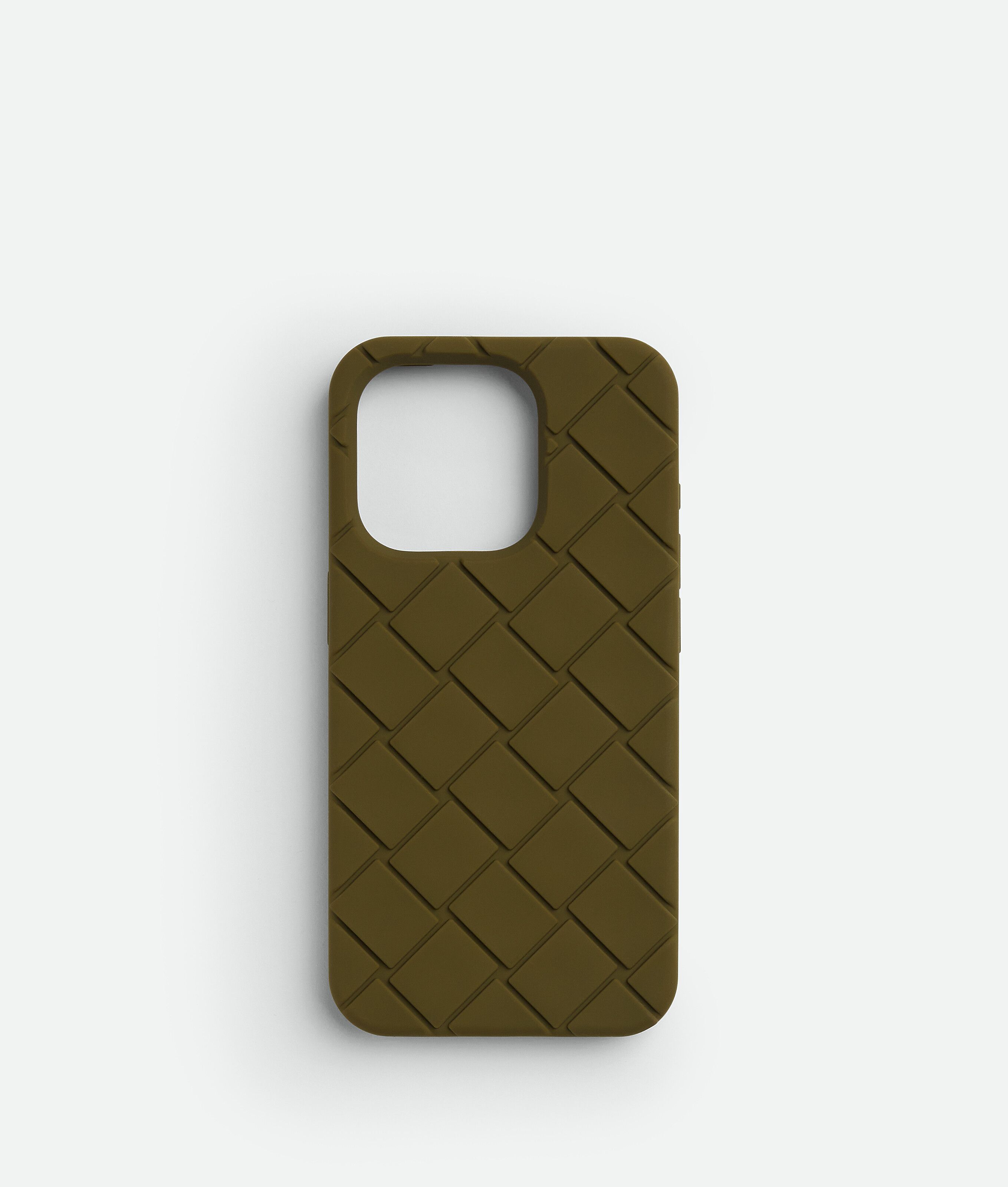 Bottega Veneta o1w1db10825 Size: OS / Iphone 15 Pro Case in Olive Green Size ONE SIZE - 1 Preview