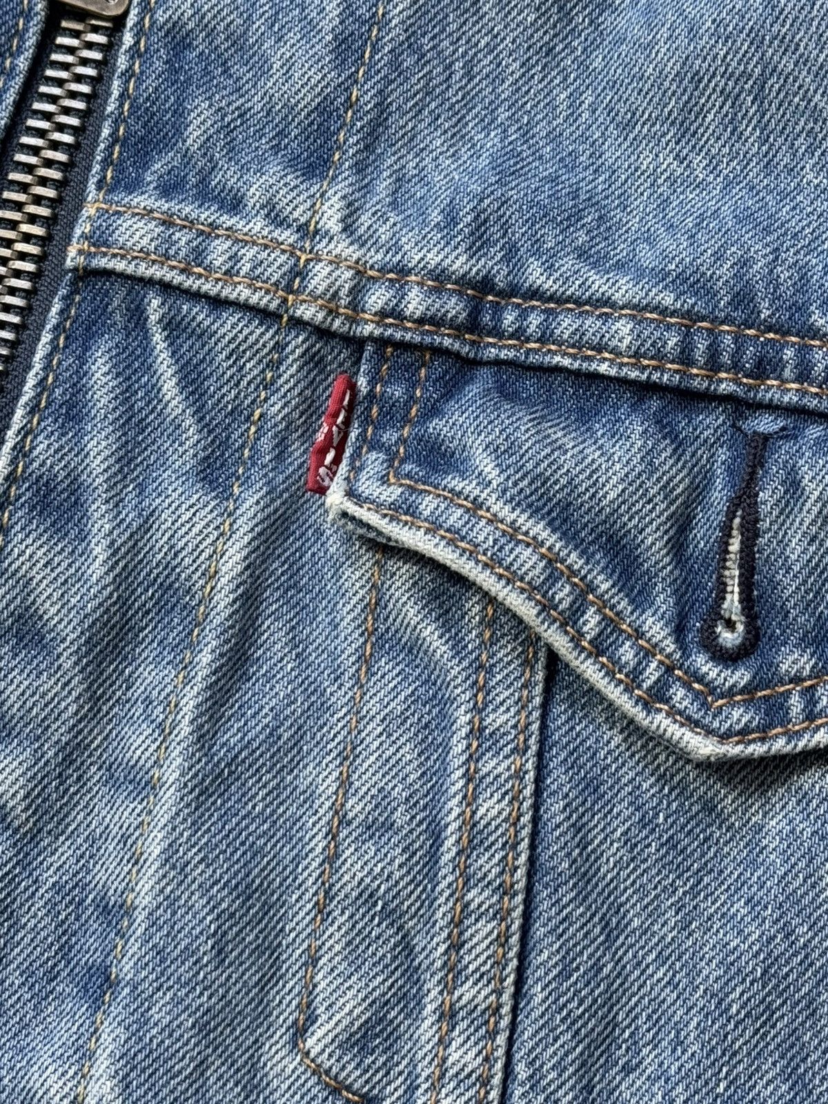 Levi's × Vintage VINTAGE LEVI’S PREMIUM 2000s ZIP UP DENIM JACKET Size S / US 4 / IT 40 - 5 Thumbnail