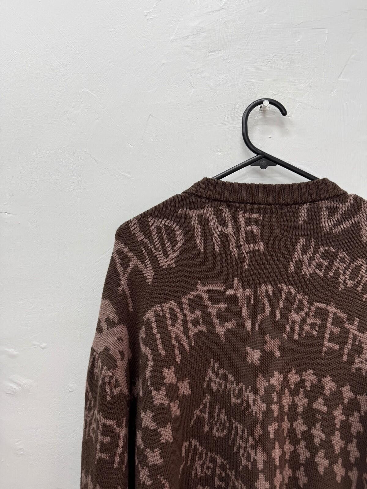 Ksubi new Ksubi mens heroism cardigan knit jumper brown medium 1 Size US M / EU 48-50 / 2 - 6 Thumbnail