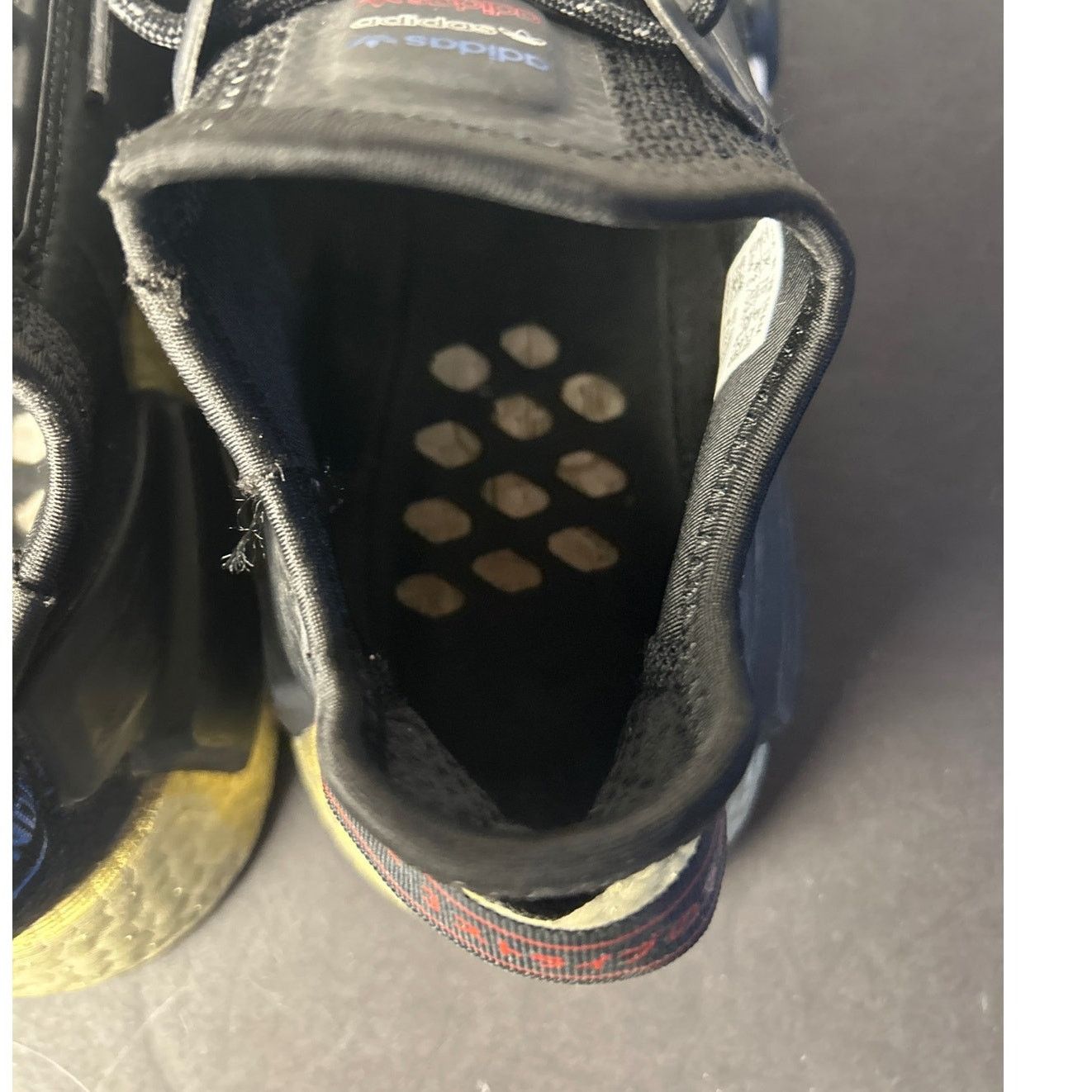 Adidas Adidas Mens NMD_R1 V2 J 'Black Gold Metallic' Size 5 Size US 5 / EU 37 - 9 Thumbnail