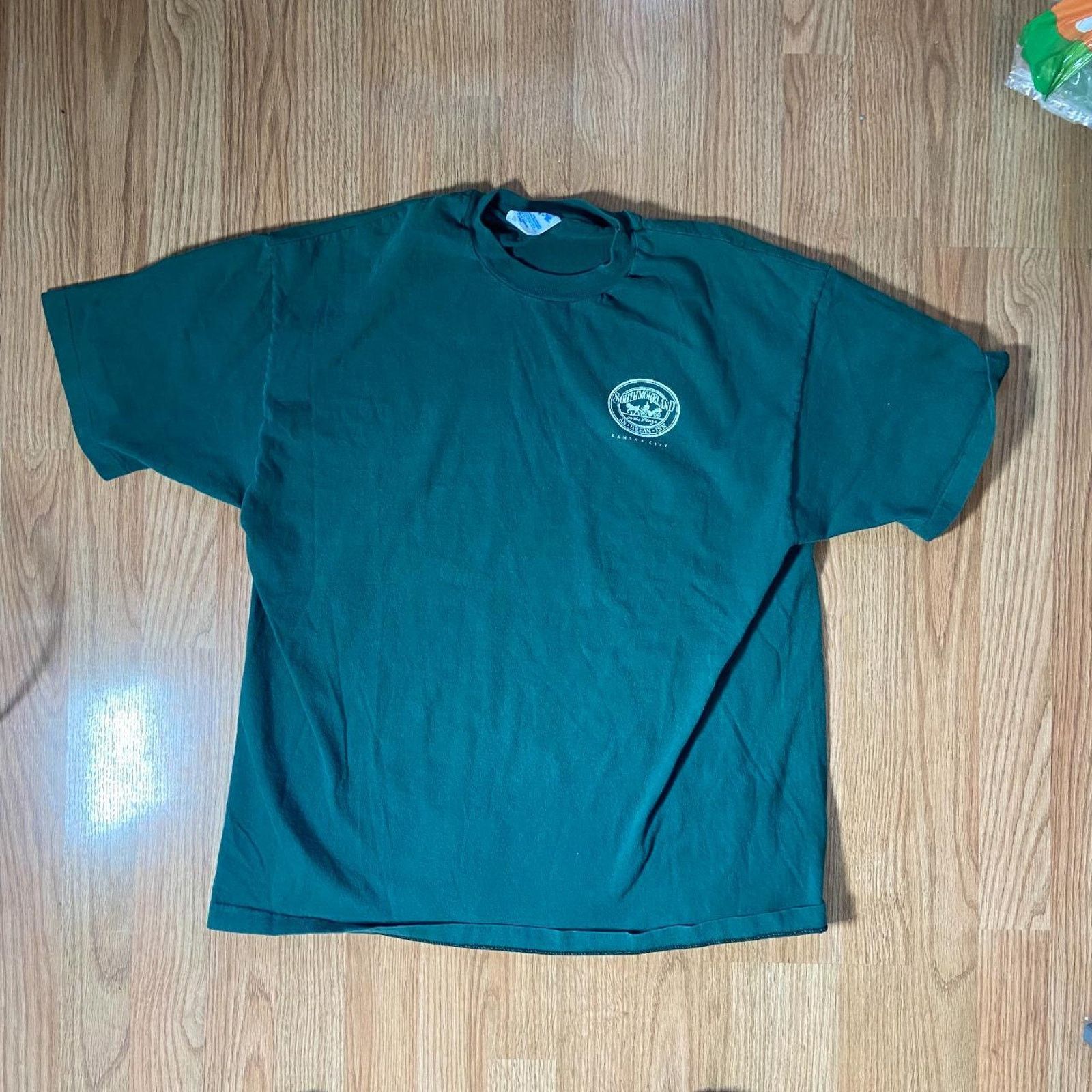 Hanes 90s green hanes beefy tee Size US XL / EU 56 / 4 - 2 Thumbnail