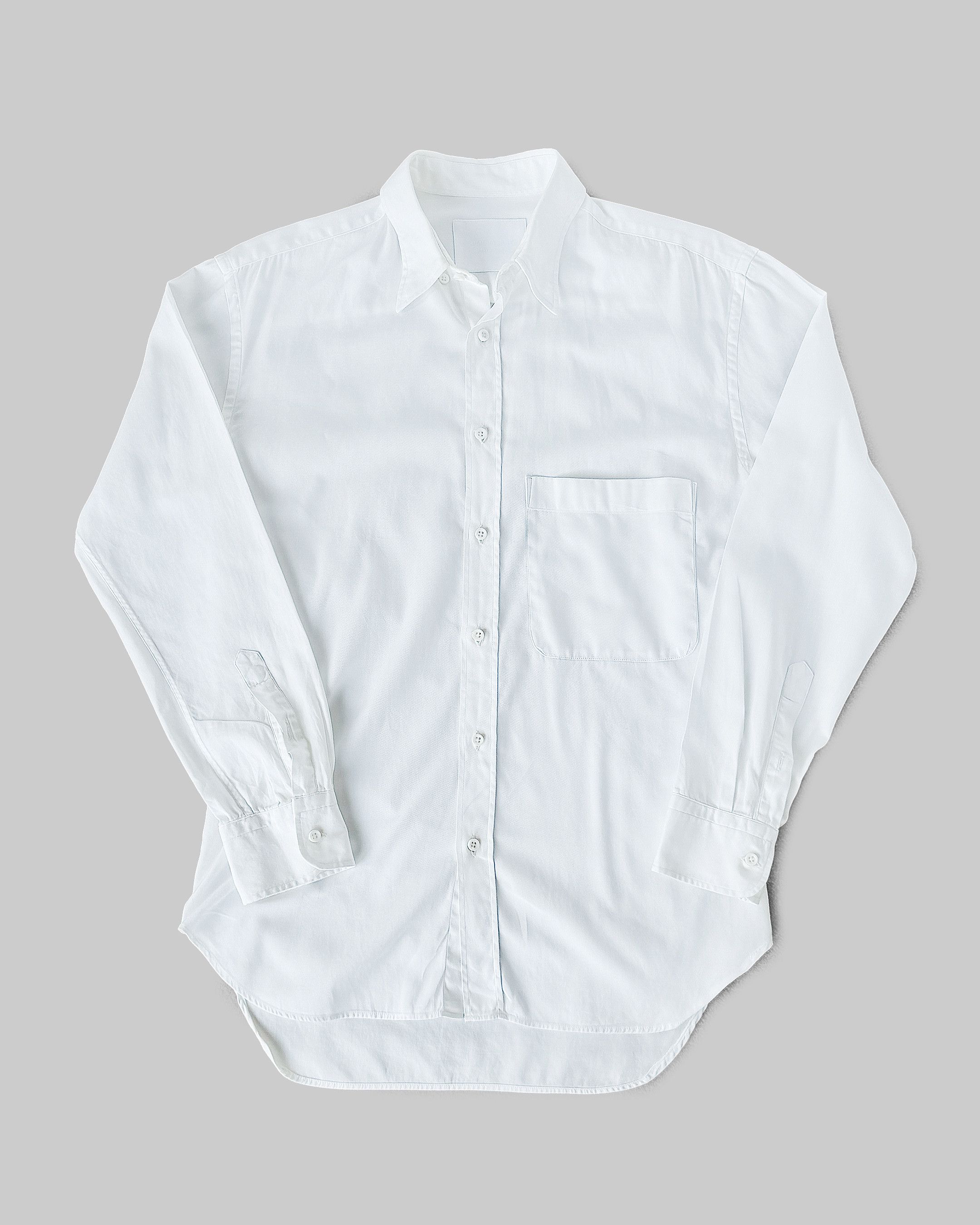 image of Umit Benan White Oxford Shirt, Men's (Size Small)
