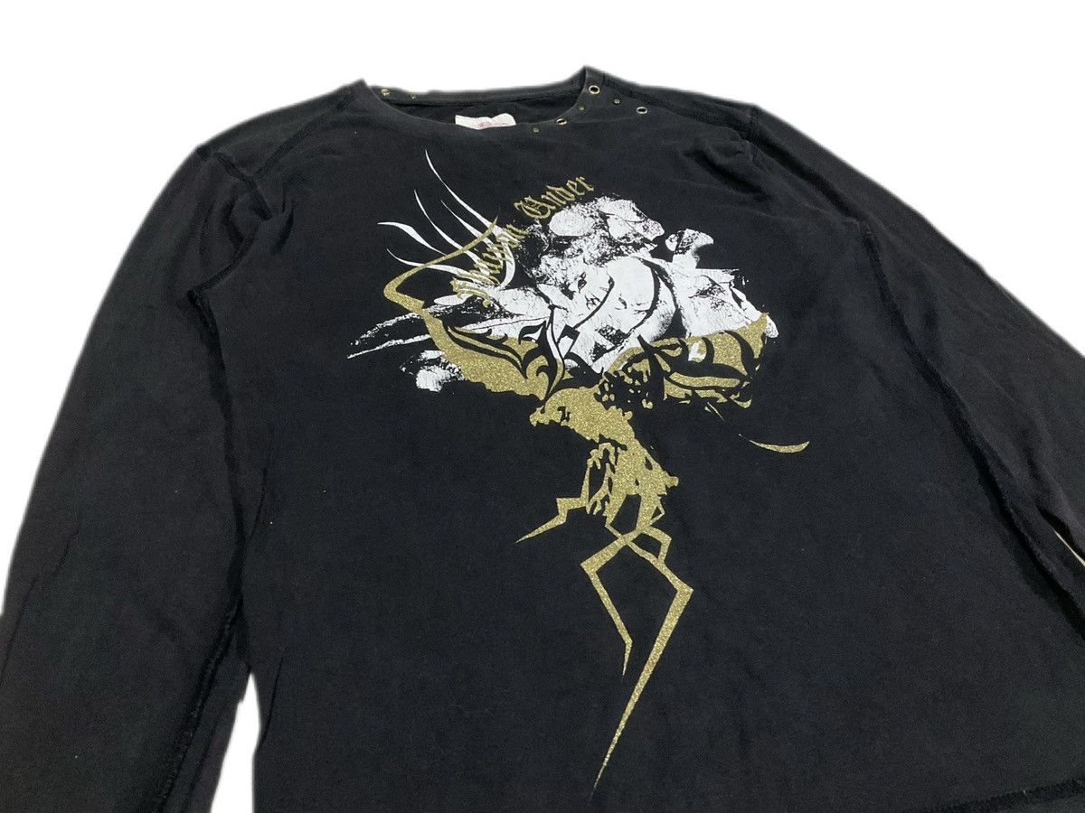 Hysteric Glamour × If Six Was Nine × Japanese Brand 🔥Sick Y2K Midas Rivet Long Sleeve Shirt Tribal Goth Punk Size US M / EU 48-50 / 2 - 3 Thumbnail