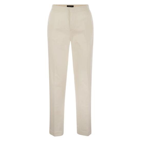 Fabiana Filippi FABIANA FILIPPI Women Straight Pants PAD265F326 WHITE Size 30" / US 8 / IT 44 - 1 Thumbnail