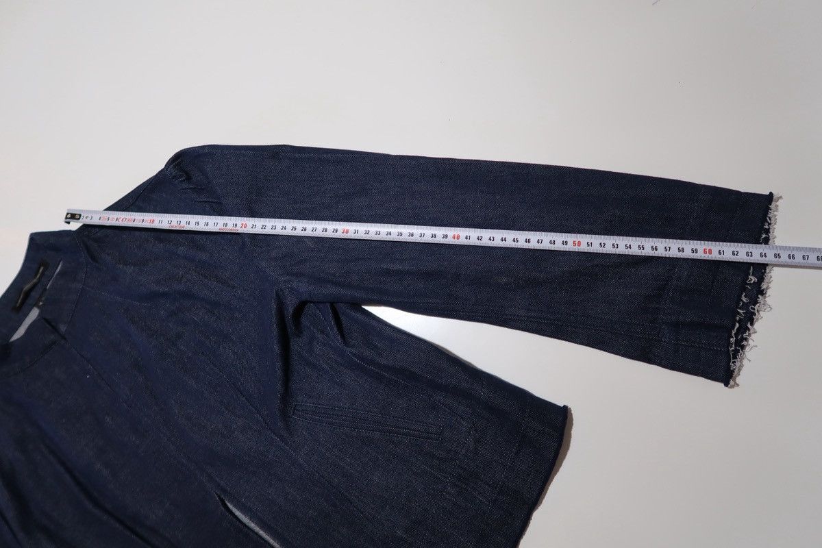 Yohji Yamamoto Raw denim Yohji Yamamoto jacket with mandarin collar Size 38R - 8 Thumbnail