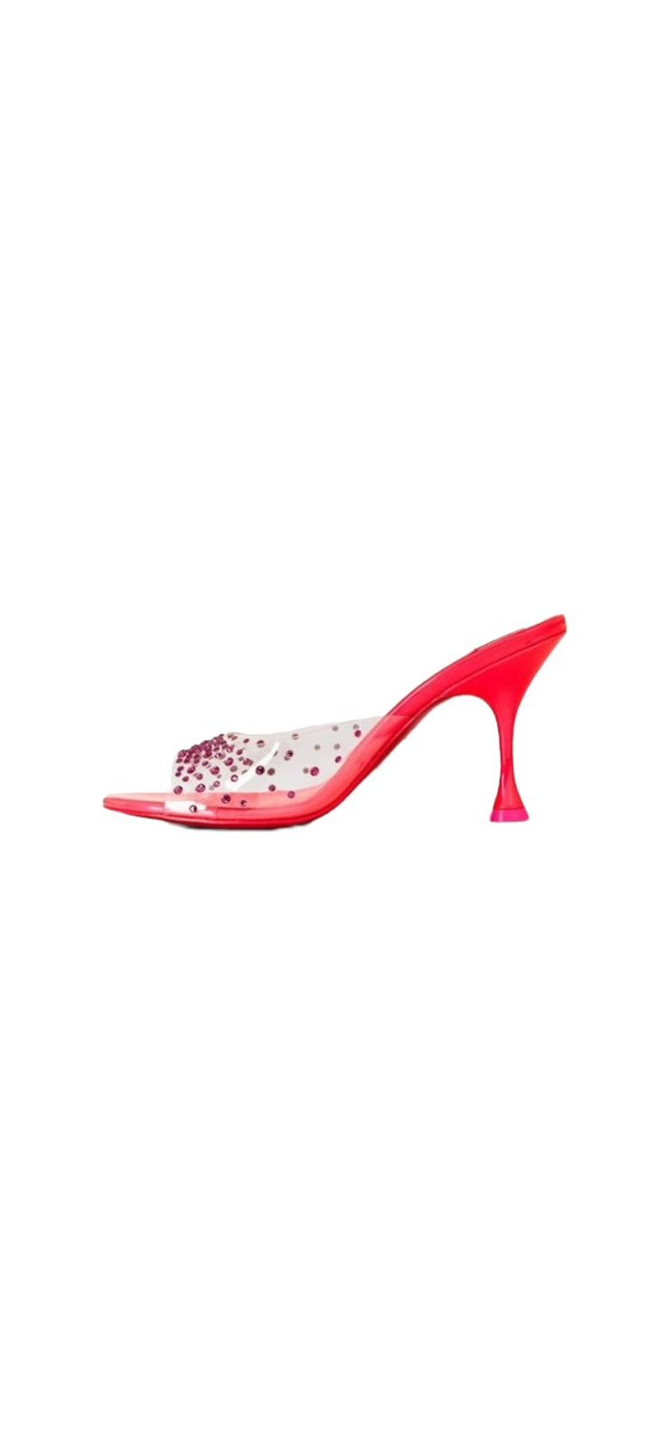 Christian Louboutin Christian Louboutin DEGRAMULE STRASS 85H MULES Size US 8 / IT 38 - 2 Thumbnail
