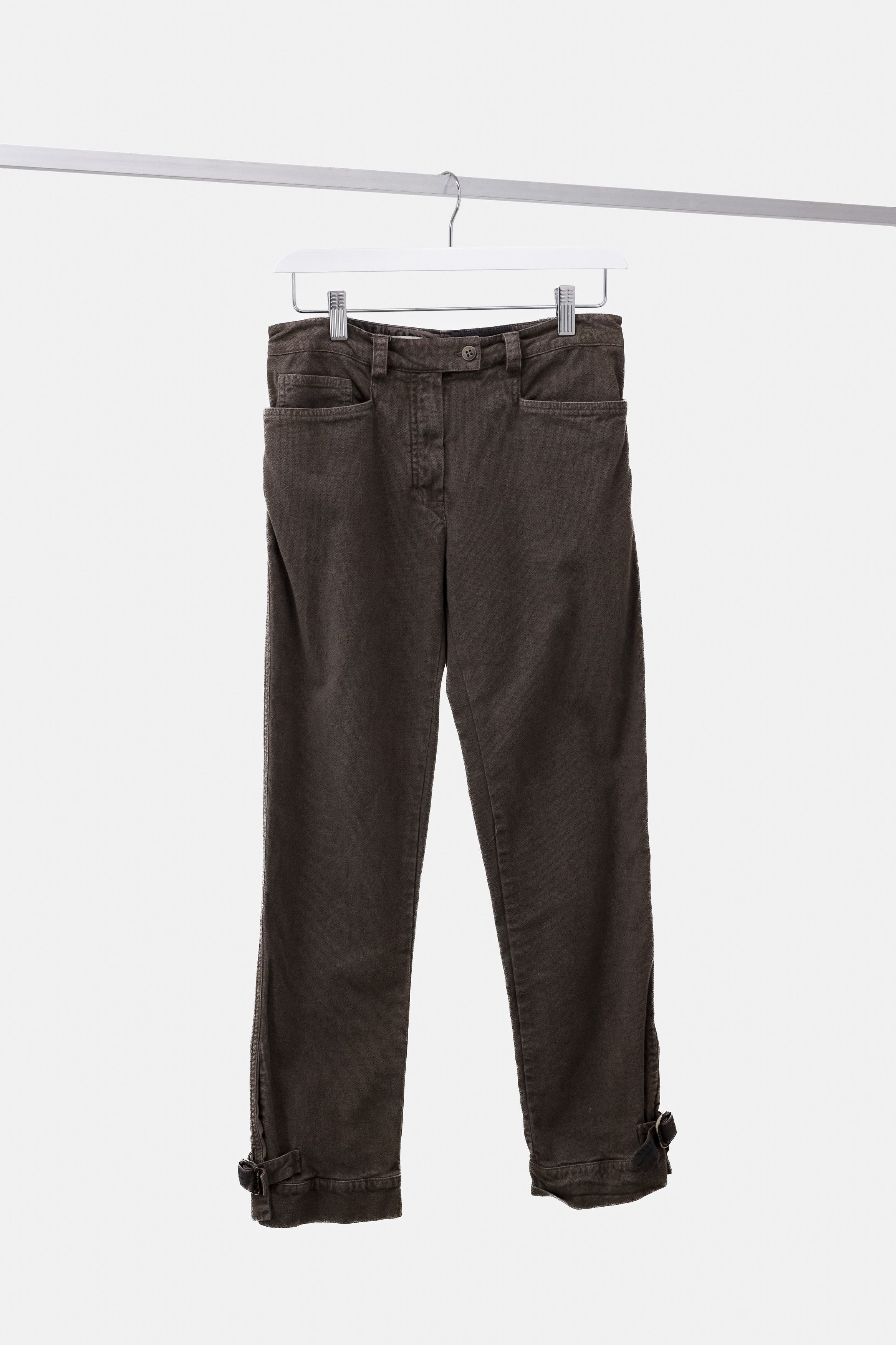 image of Annette Gortz Brown Tamo Slim Pants, Women's (Size 26)