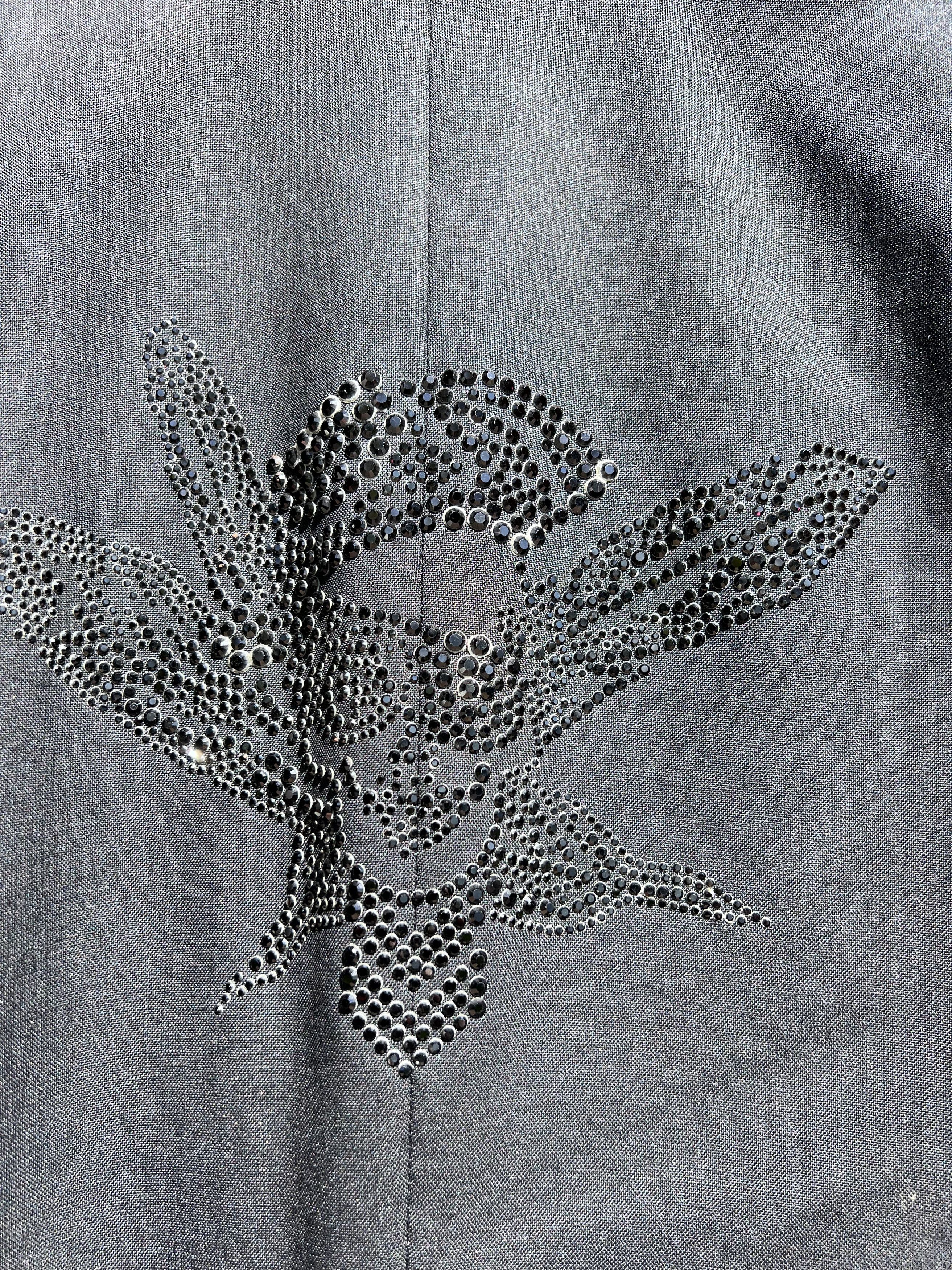 John Galliano John Galliano Rhinestone-logo Men's Blazer Size 48R - 1 Thumbnail