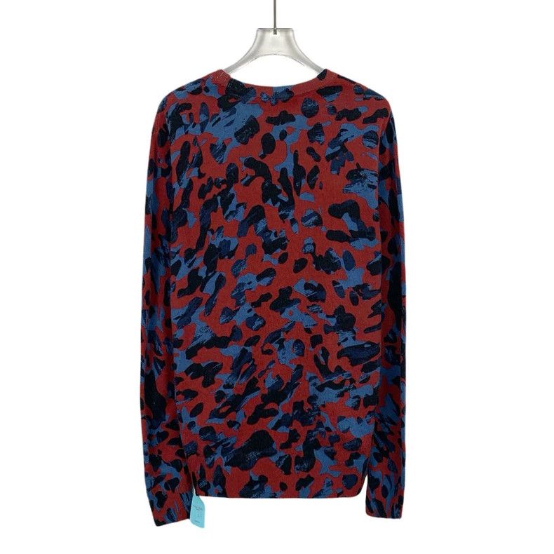 Louis Vuitton Louis Vuitton Red Camo Crew Neck Long Sleeve Sweater Size US S / EU 44-46 / 1 - 2 Thumbnail