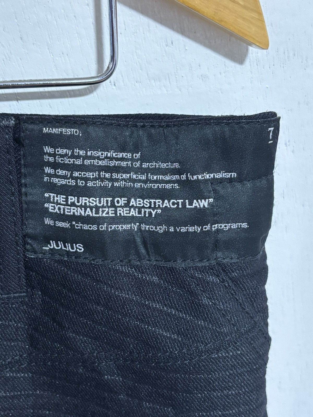 Julius Julius SS 2015 "SEFIRA" collection Exhibition Sample Pants Size US 34 / EU 50 - 11 Thumbnail
