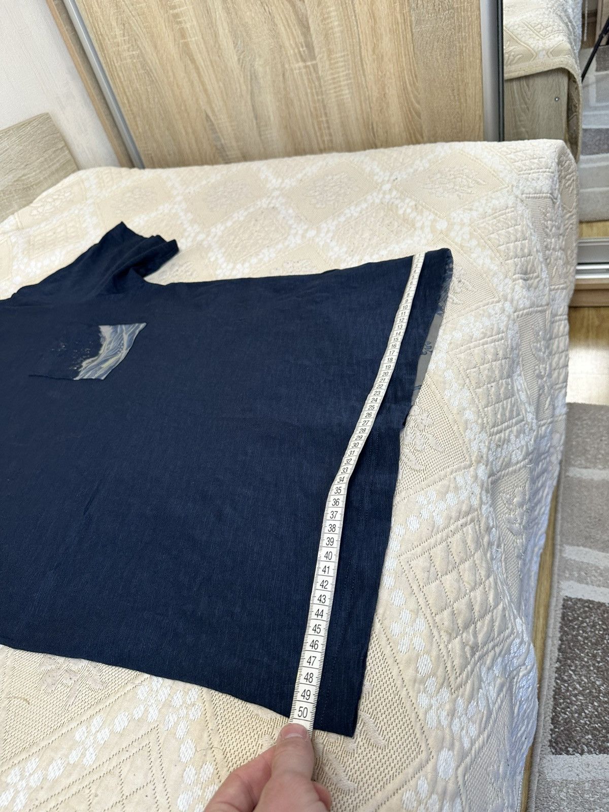Uniqlo 🔥 Uniqlo Hokusai Blue White Great Wave SS T Shirt Kanagawa Size US M / EU 48-50 / 2 - 12 Thumbnail