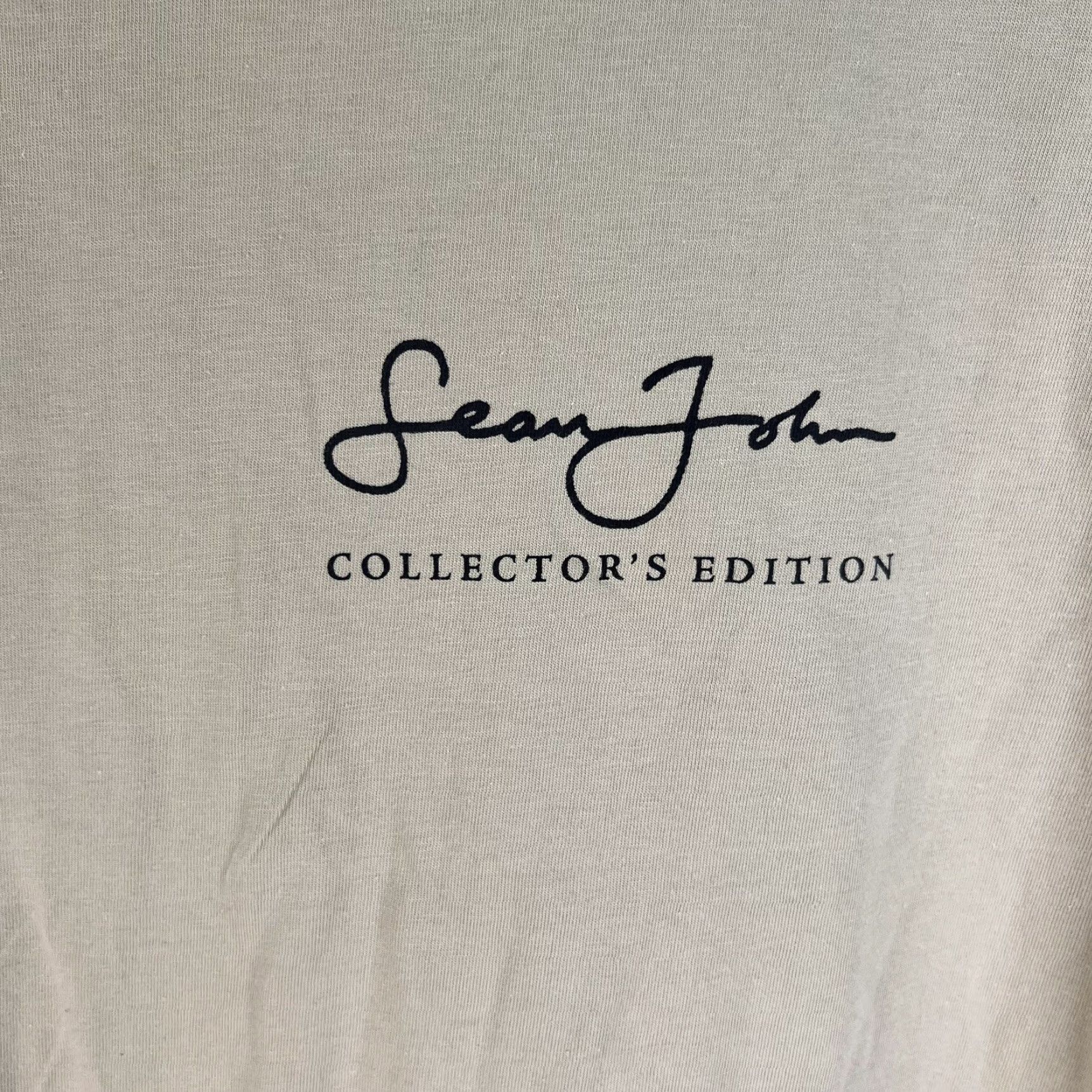 Sean John VINTAGE Sean John NYC Collector's Edition 3XB Long Sleeve T Shirt Men's Cotton Beige Big 4X Logo Embroidered shirt Size US XXL / EU 58 / 5 - 2 Thumbnail