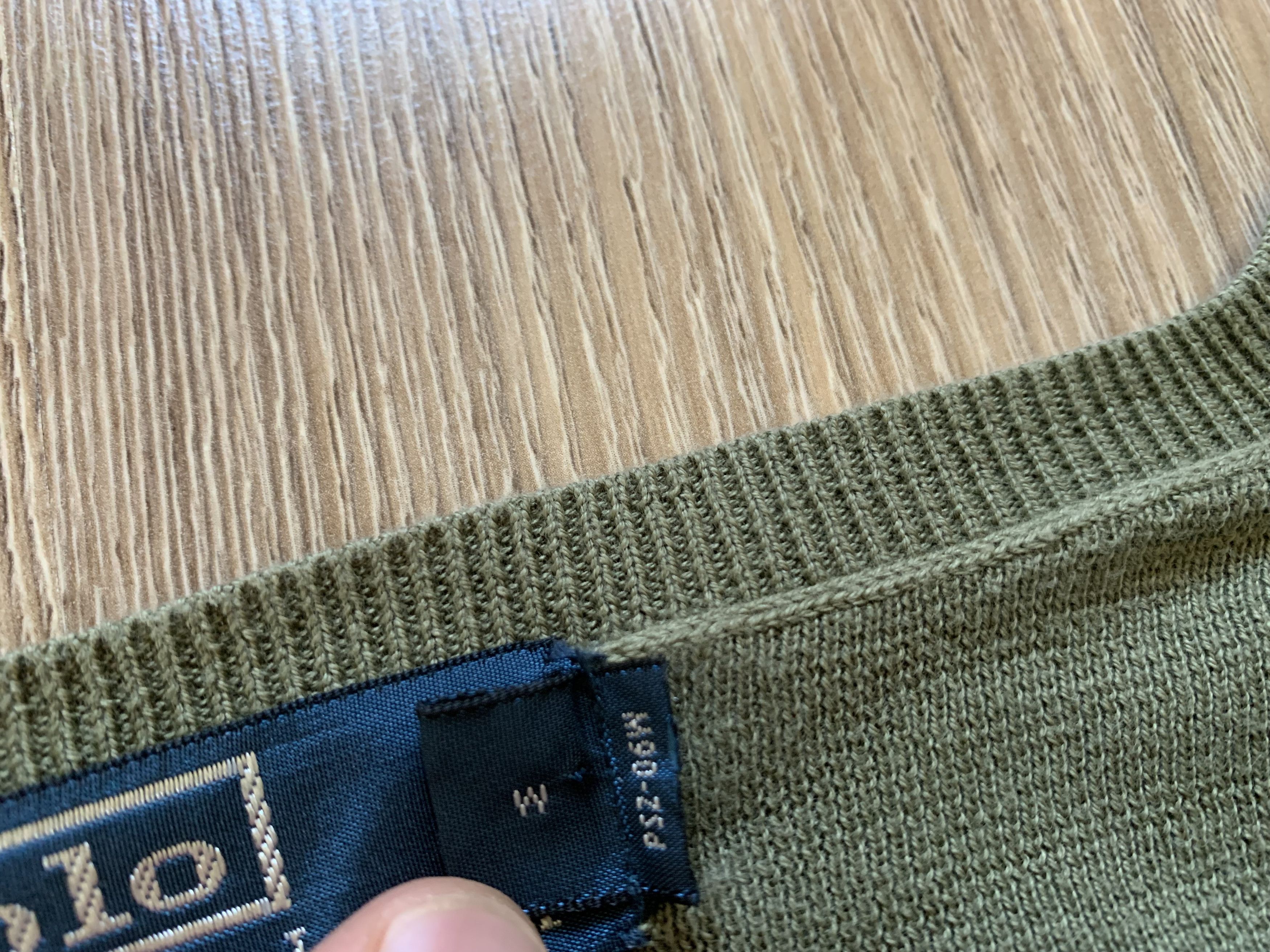 Polo Ralph Lauren × Vintage Polo Ralph Lauren Olive Vintage Pullover Size US L / EU 52-54 / 3 - 7 Thumbnail