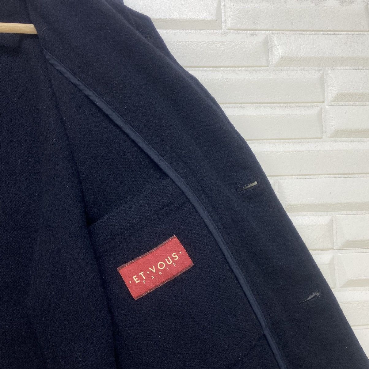 Japanese Brand L’homme Et Vous Paris Wool Heavy Coat Size US M / EU 48-50 / 2 - 8 Thumbnail