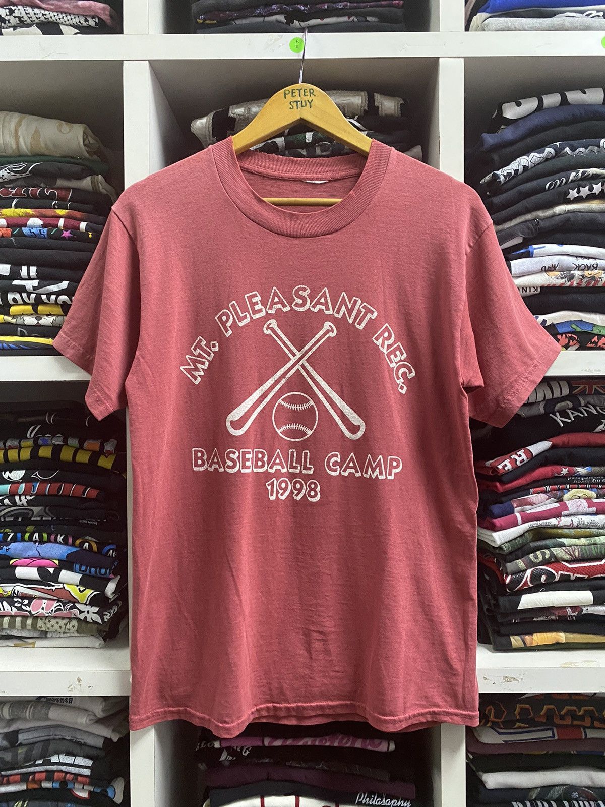 MLB × Vintage Vintage Mt. Pleasant Baseball Tee Size US M / EU 48-50 / 2 - 1 Thumbnail