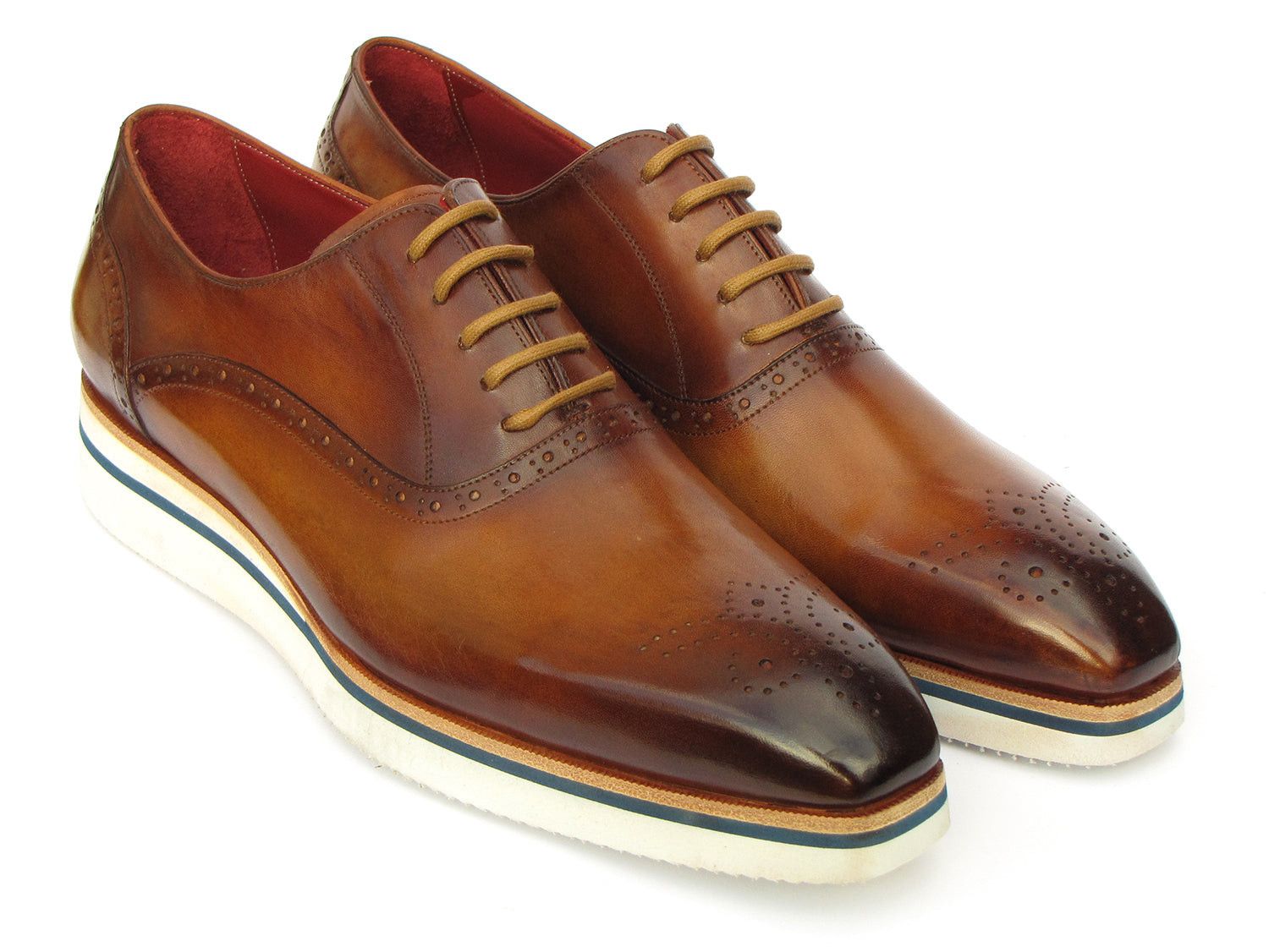 Handmade Handmade Smart Casual Men's Brown Oxford shoes. Size US 10 / EU 43 - 5 Thumbnail