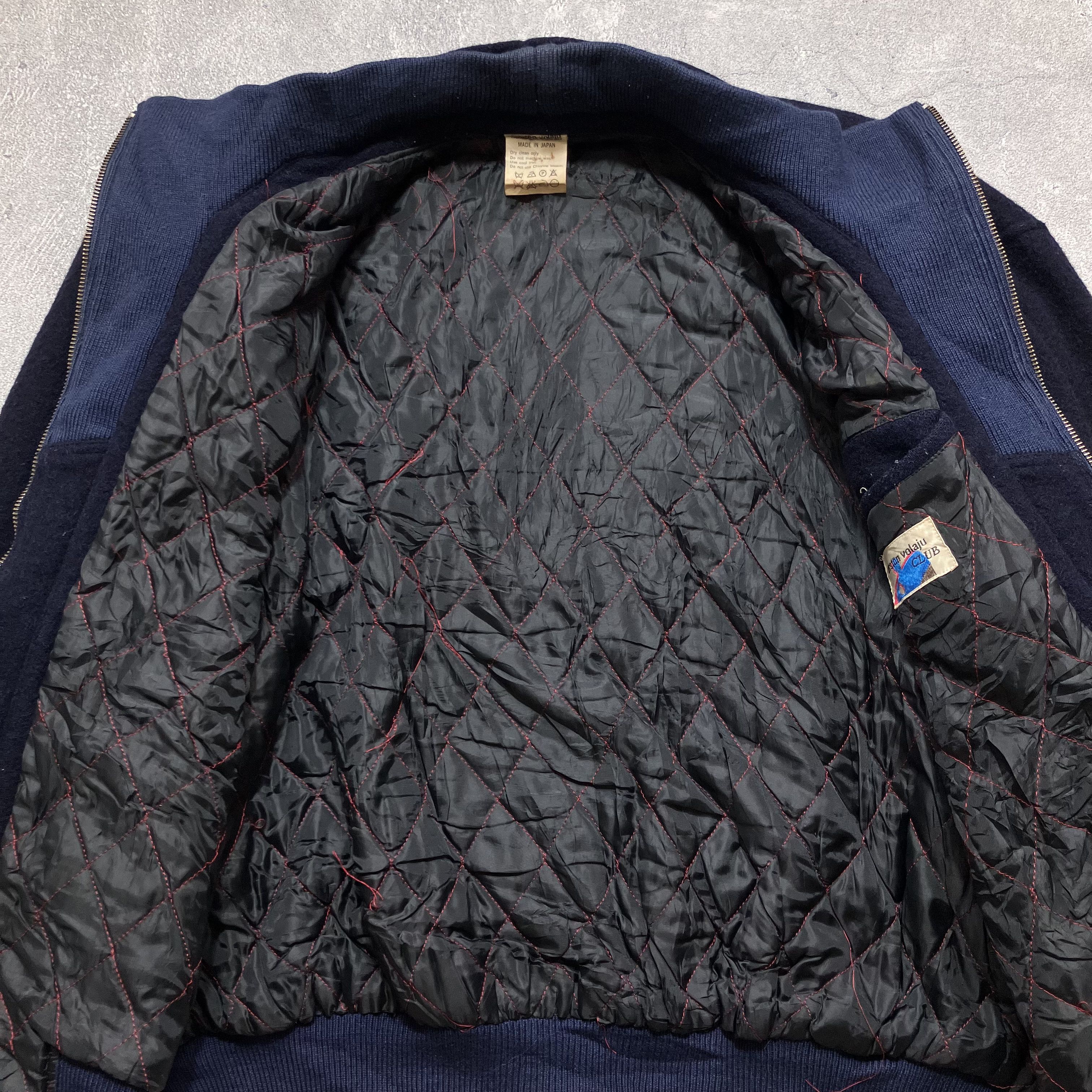 Yohji Yamamoto Arrston Volaju club vintage leather arc varsity jacket Size US L / EU 52-54 / 3 - 5 Thumbnail