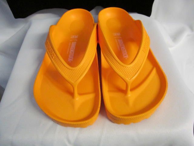 Birkenstock Stylish Orange Flip Flops - Perfect for Summer Days Size US 7 / IT 37 - 1 Thumbnail