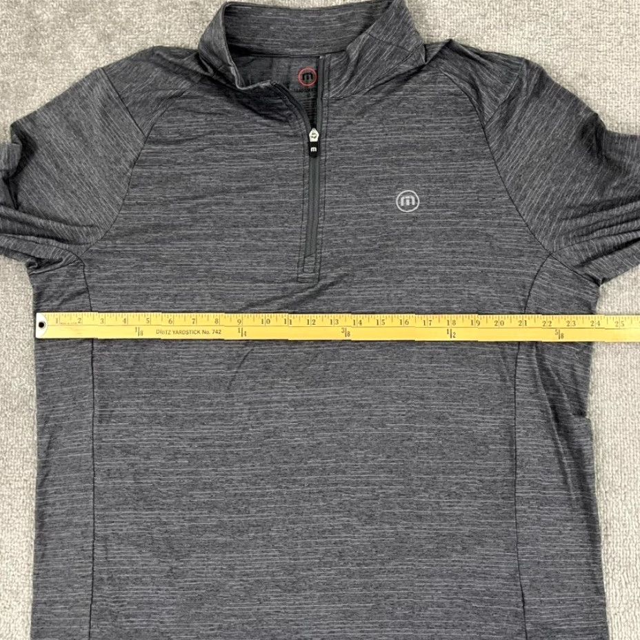 TravisMathew Travis Mathew Energy Pullover Men XL Gray All Seasons 1/4 Zip Shirt Golf Performance Casual Activewear Size US XL / EU 56 / 4 - 5 Thumbnail