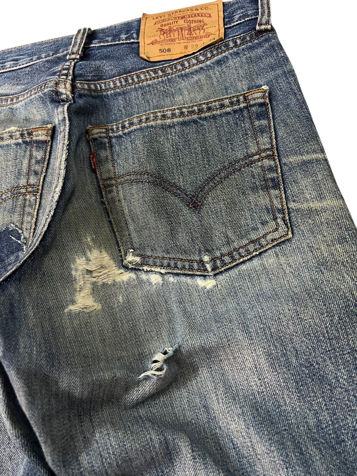 Levi's Vintage Levi’s 508 Distress Claw Jean Size US 29 - 13 Thumbnail