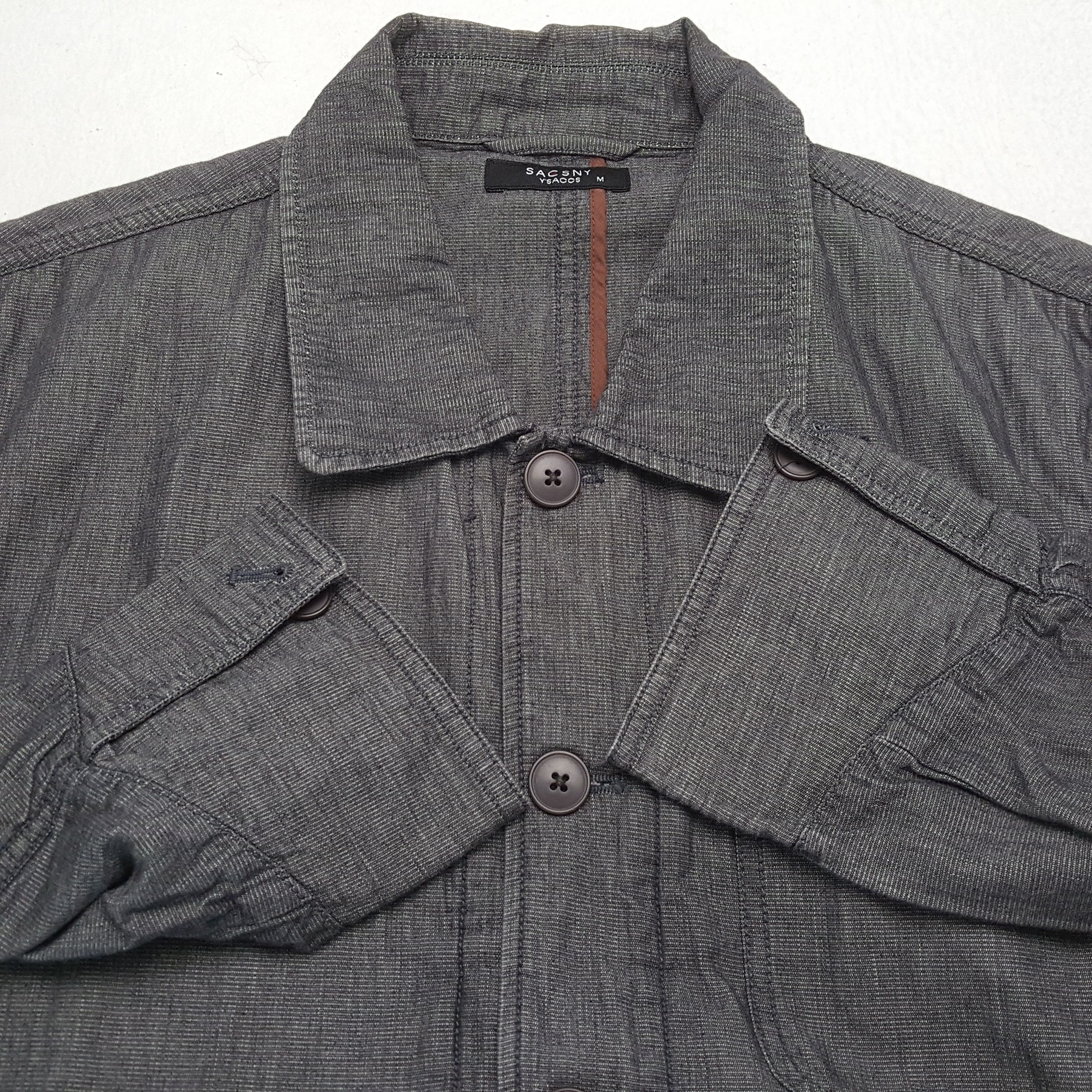 Vintage × Y's × Yohji Yamamoto Sacsny Ysaccs by YOHJI YAMAMOTO Designer Custom Art Jacket Size US M / EU 48-50 / 2 - 9 Thumbnail