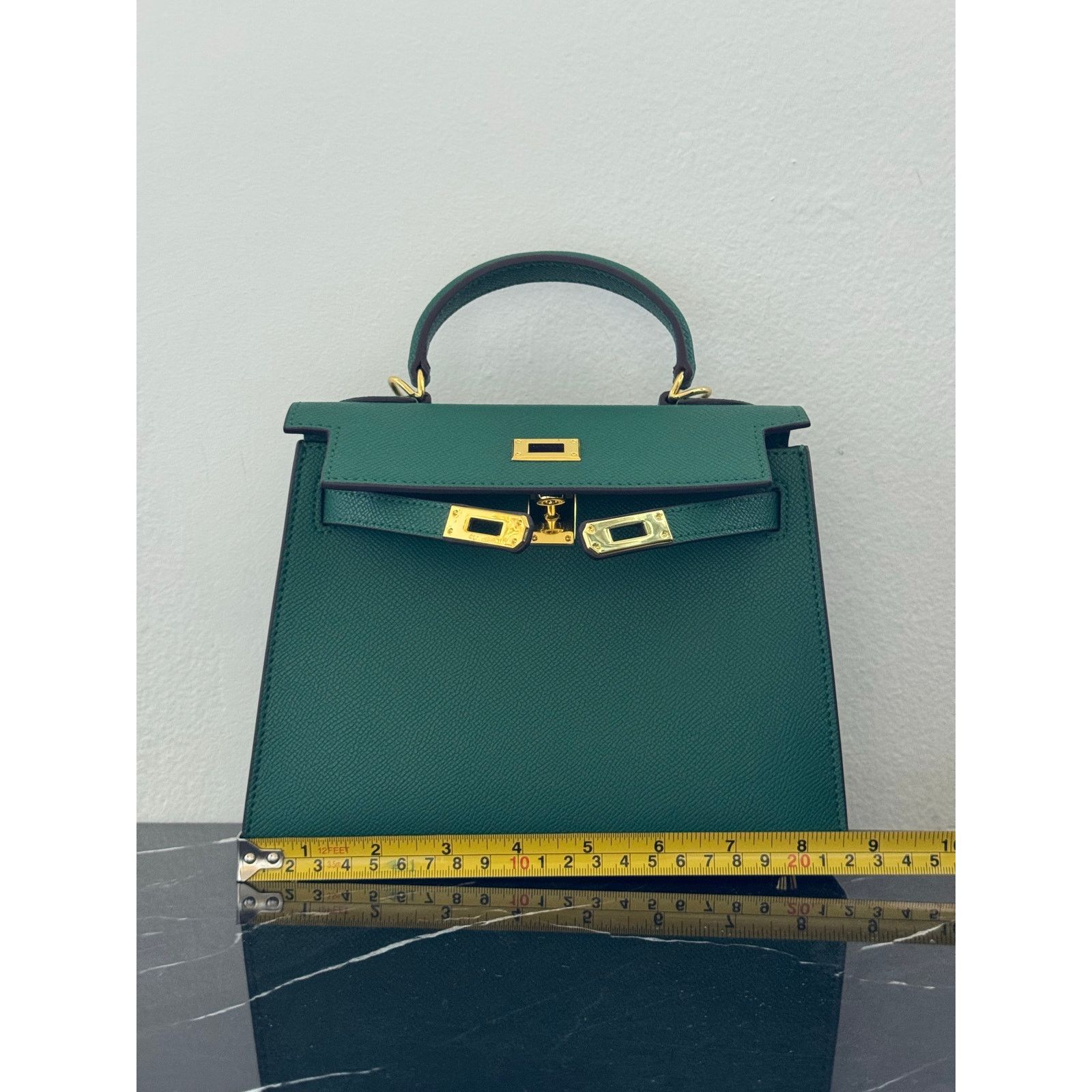 Other Emerald Green “Kelly-Style” Top Handle Bag Size ONE SIZE - 2 Thumbnail