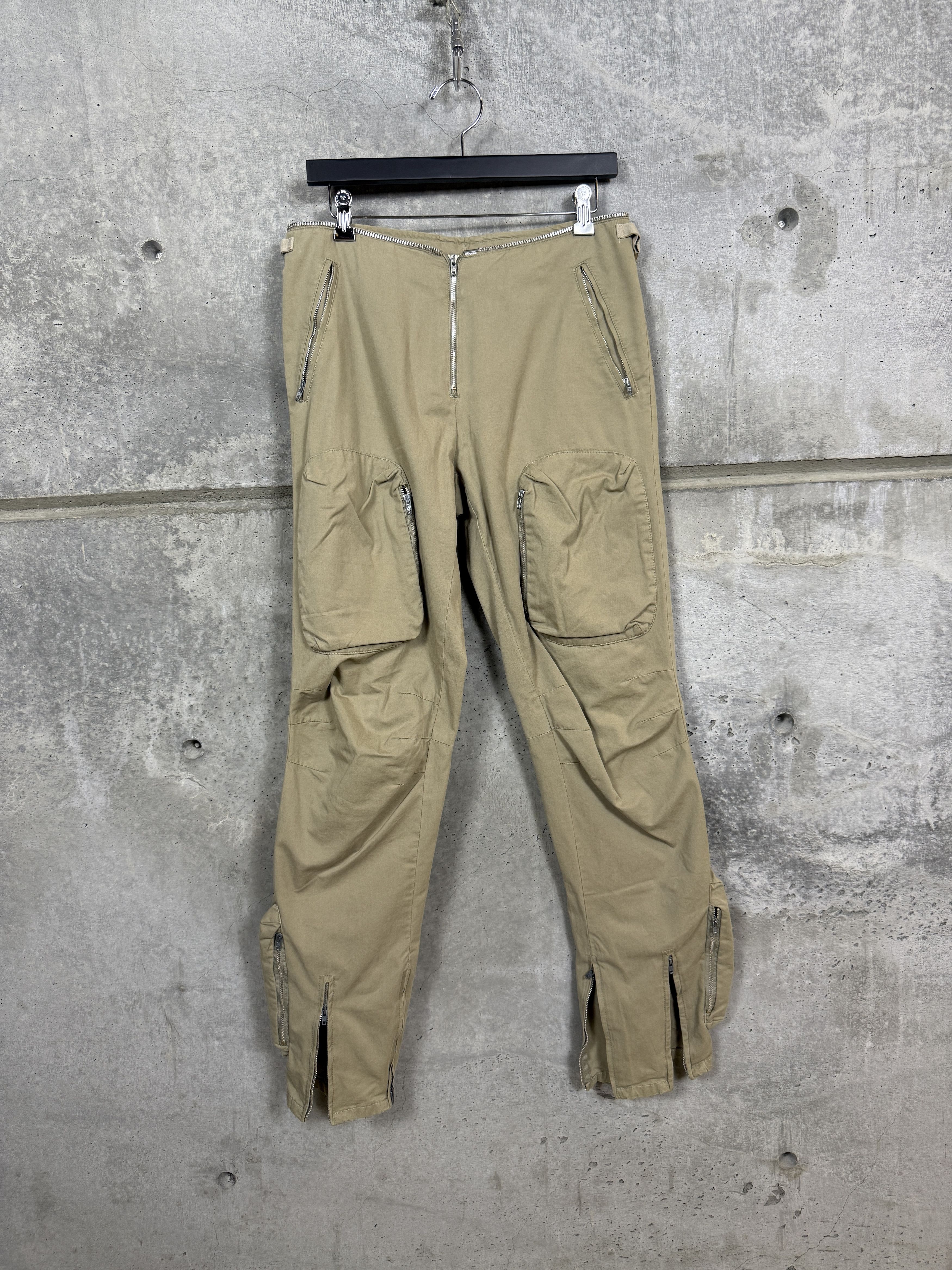 Helmut Lang Helmut Lang AW99 Astro Flight Cargo Zip Pants Size US 30 / EU 46 - 1 Thumbnail