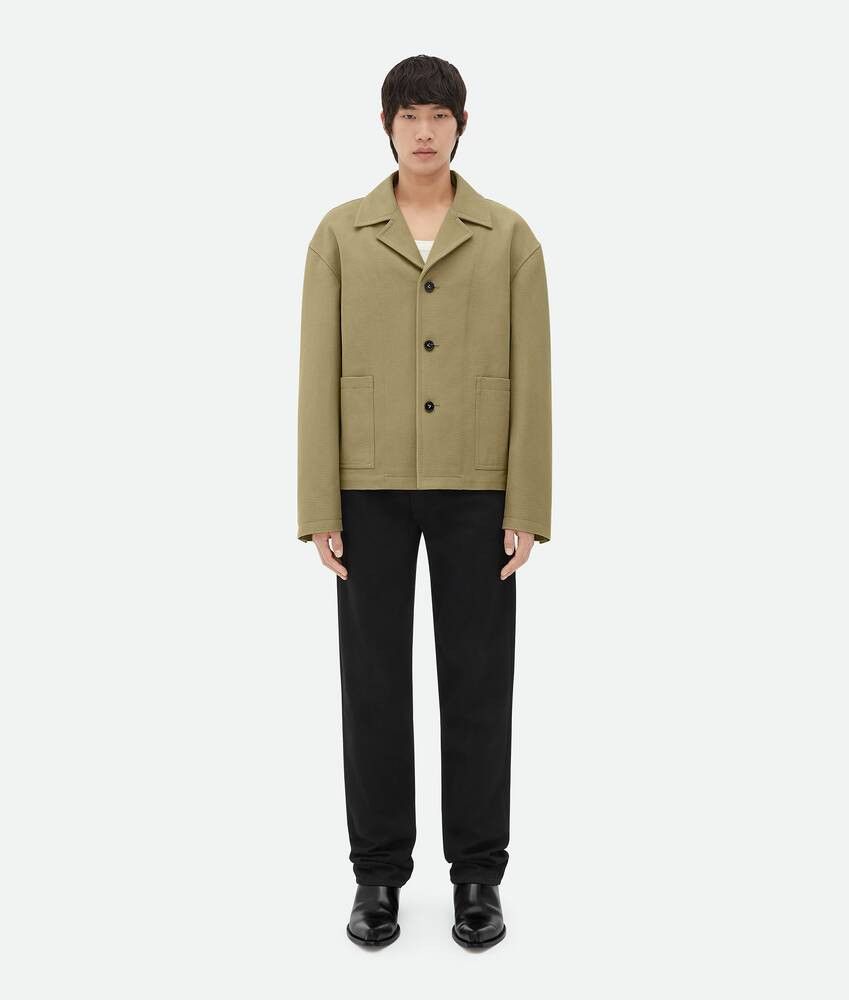 Bottega Veneta Bottega Veneta Ottoman Light Cotton Jacket Size US S / EU 44-46 / 1 - 1 Thumbnail