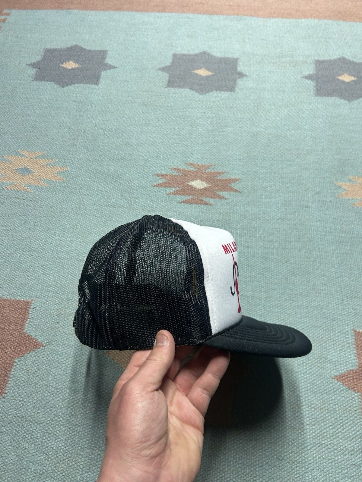 Vintage Vtg trucker hat Milan supply company well water systems Mich Size ONE SIZE - 10 Thumbnail