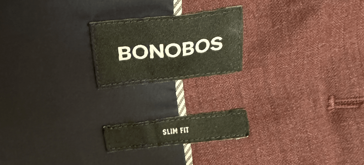 Bonobos Burgandy Bonobos Blazer - Red Suit Jacket 36R Size 36R - 4 Thumbnail