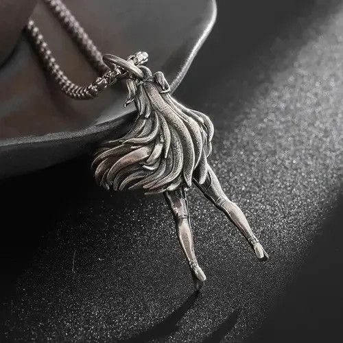 Vintage Classic Style Wings Girls Pendant Necklace Size ONE SIZE - 4 Thumbnail