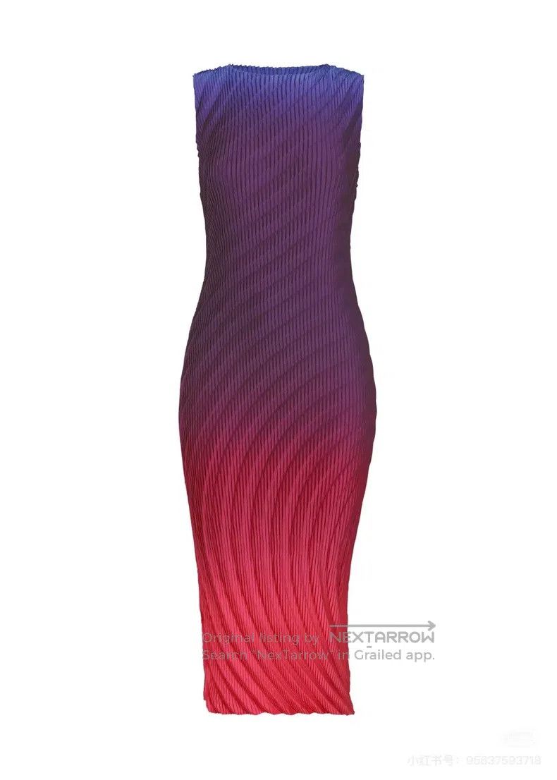 Issey Miyake Issey Miyake Gradient annual ring dress Size M / US 6-8 / IT 42-44 - 1 Thumbnail