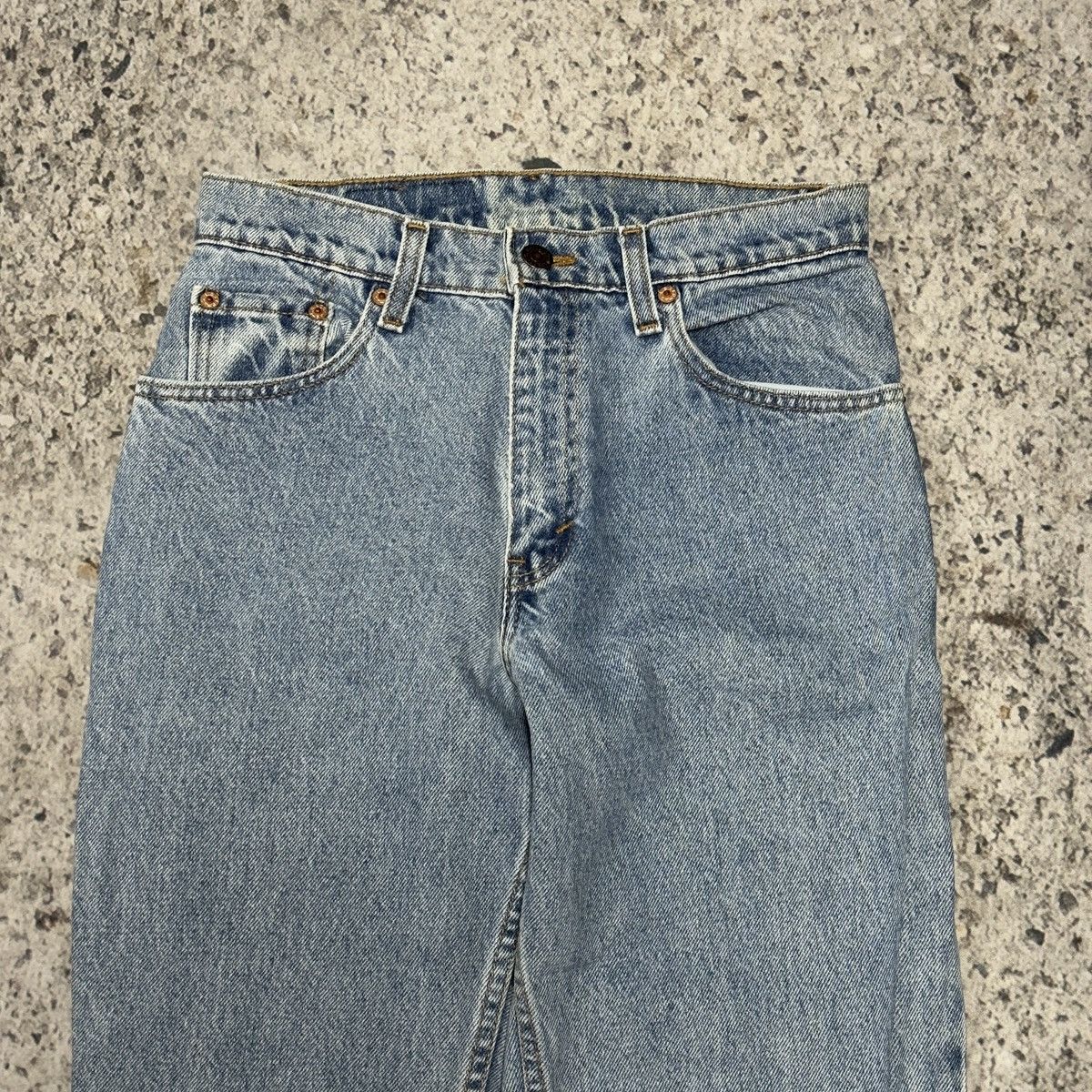 Levi's Vintage 90s Levi’s 550 Light Wash Tapered Denim Jeans Size 27" / US 4 / IT 40 - 3 Thumbnail