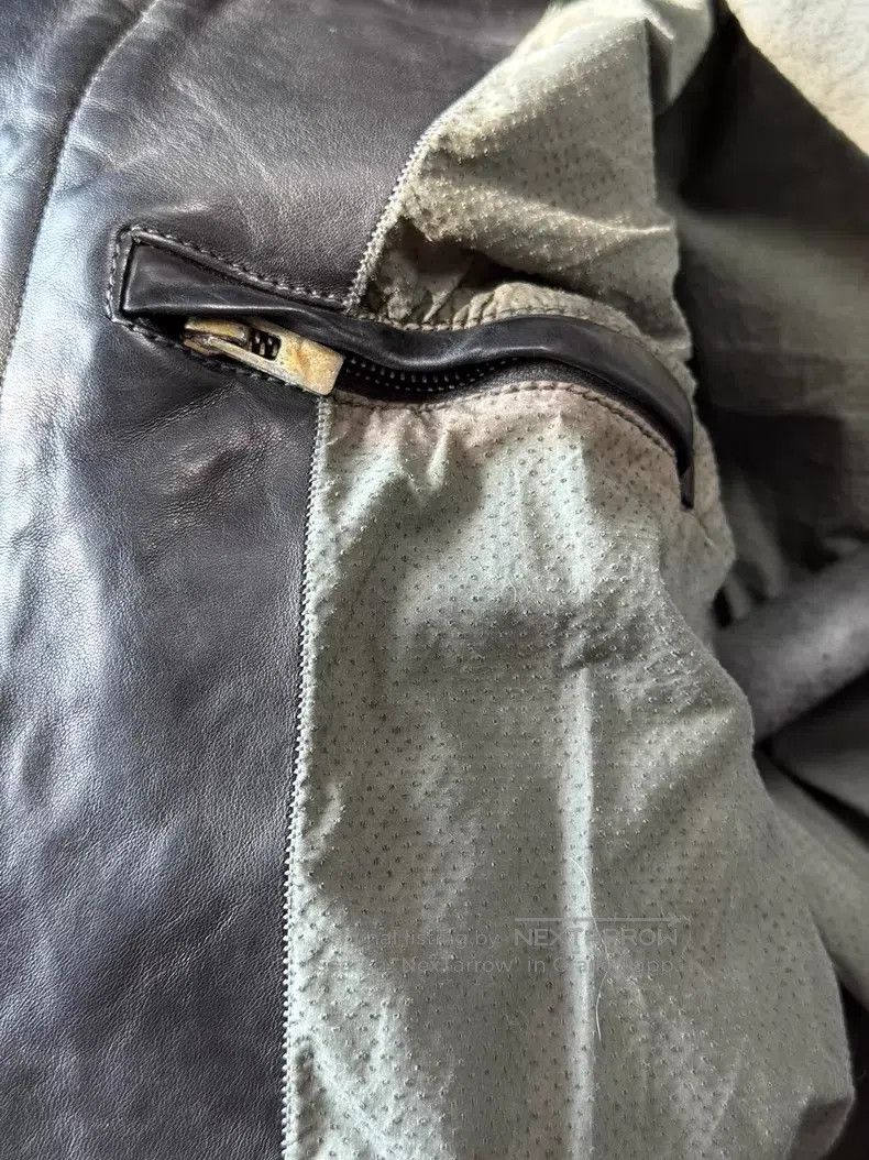 Carol Christian Poell Carol Christian Poell Iron Elbow Diagonal Zipper Leather J Size US S / EU 44-46 / 1 - 6 Thumbnail