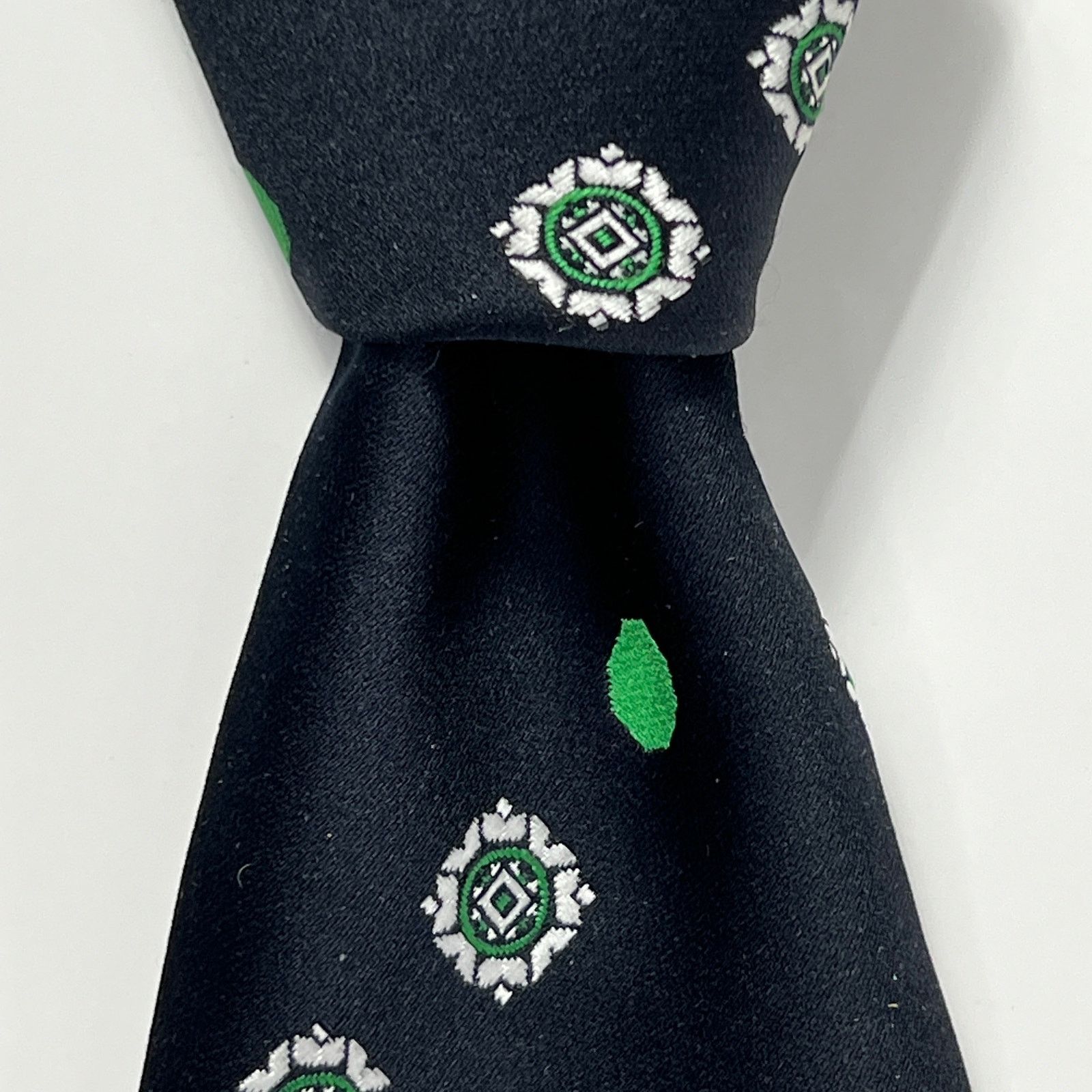 Givenchy Givenchy Gentlemen Paris Men's Neck Tie Black White Necktie Size ONE SIZE - 1 Thumbnail