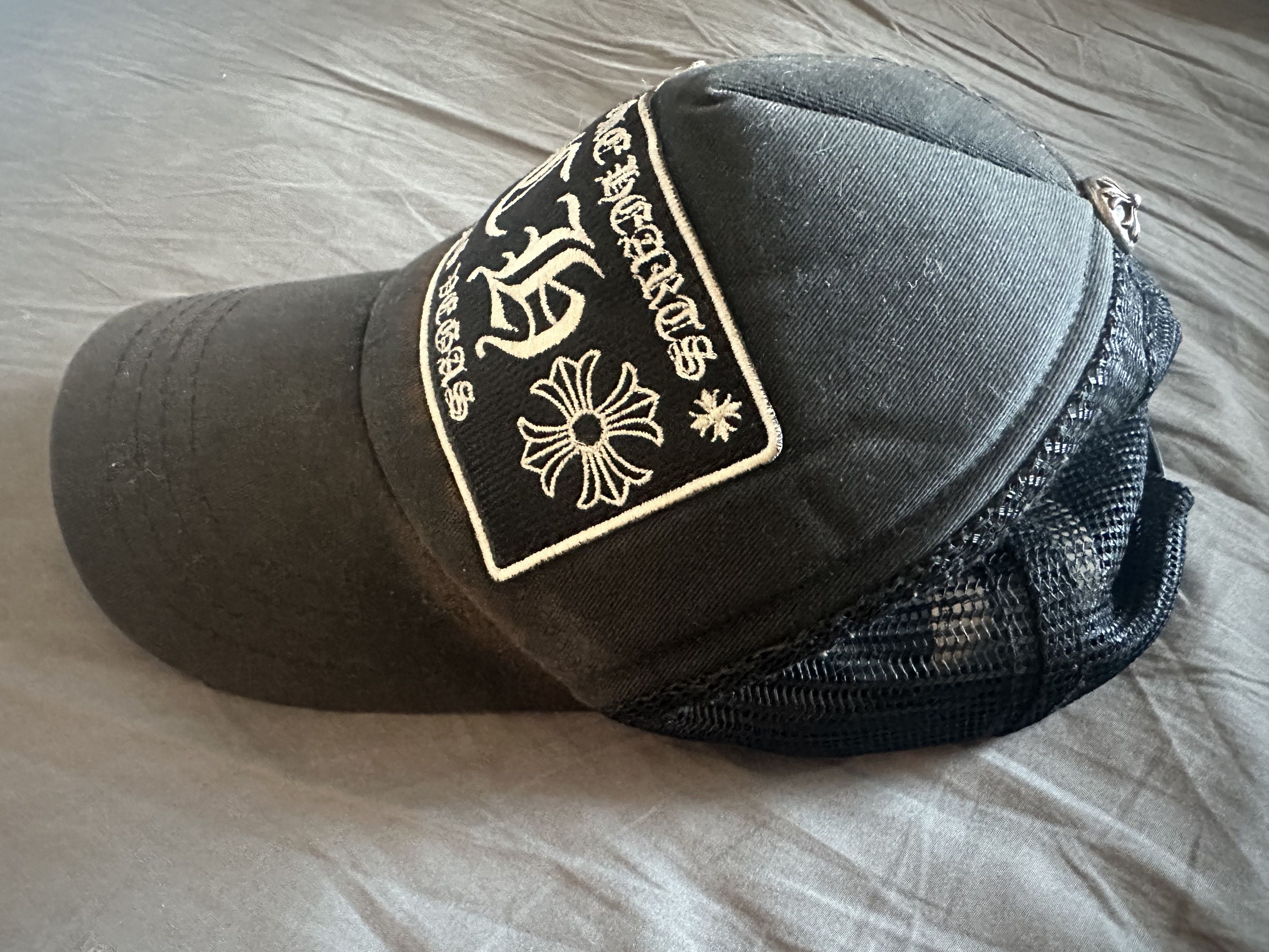 image of Chrome Hearts Las Vegas Cap Used in Black, Men's