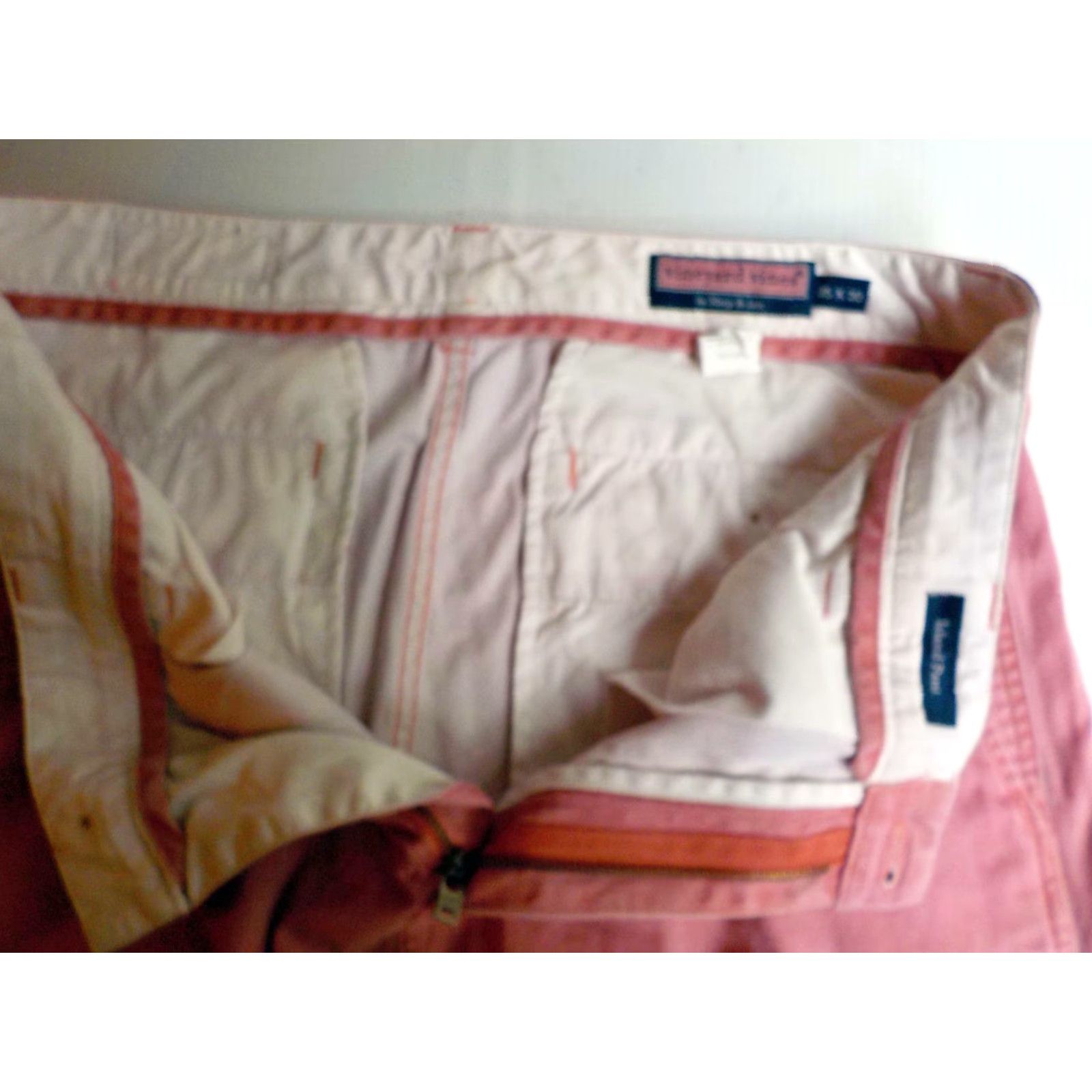 Vineyard Vines VINEYARD VINES Island Pant Chino 100% Cotton Pink 35x29 Mens Flat Front Pant Regular Women? (No) Size US 35 - 5 Thumbnail