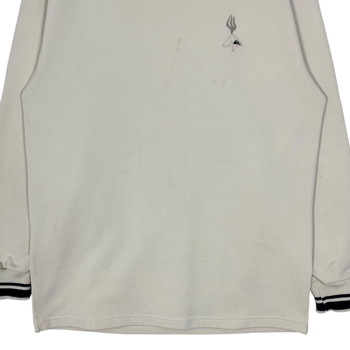 Quiksilver × Vintage Vintage 90s Quicksilver Turtleneck Collar Sweatshirt Size US L / EU 52-54 / 3 - 4 Thumbnail