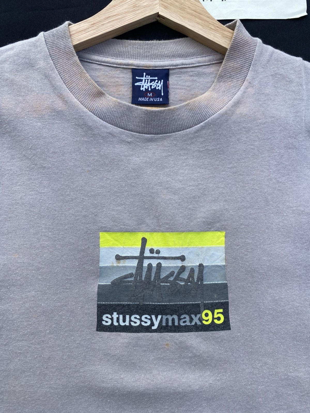 Stussy Rare Vintage STUSSY Max 95 Nike Airmax Tshirt Size US M / EU 48-50 / 2 - 1 Thumbnail