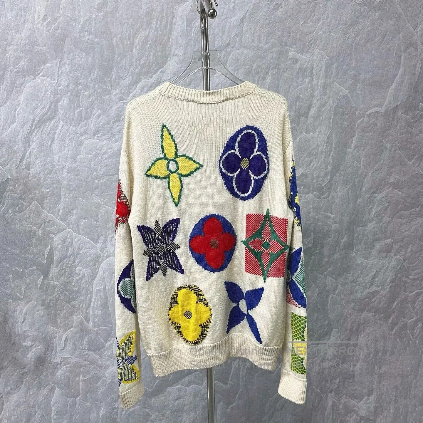 Louis Vuitton louis vuitton floral crew neck sweater. Size M / US 6-8 / IT 42-44 - 4 Thumbnail