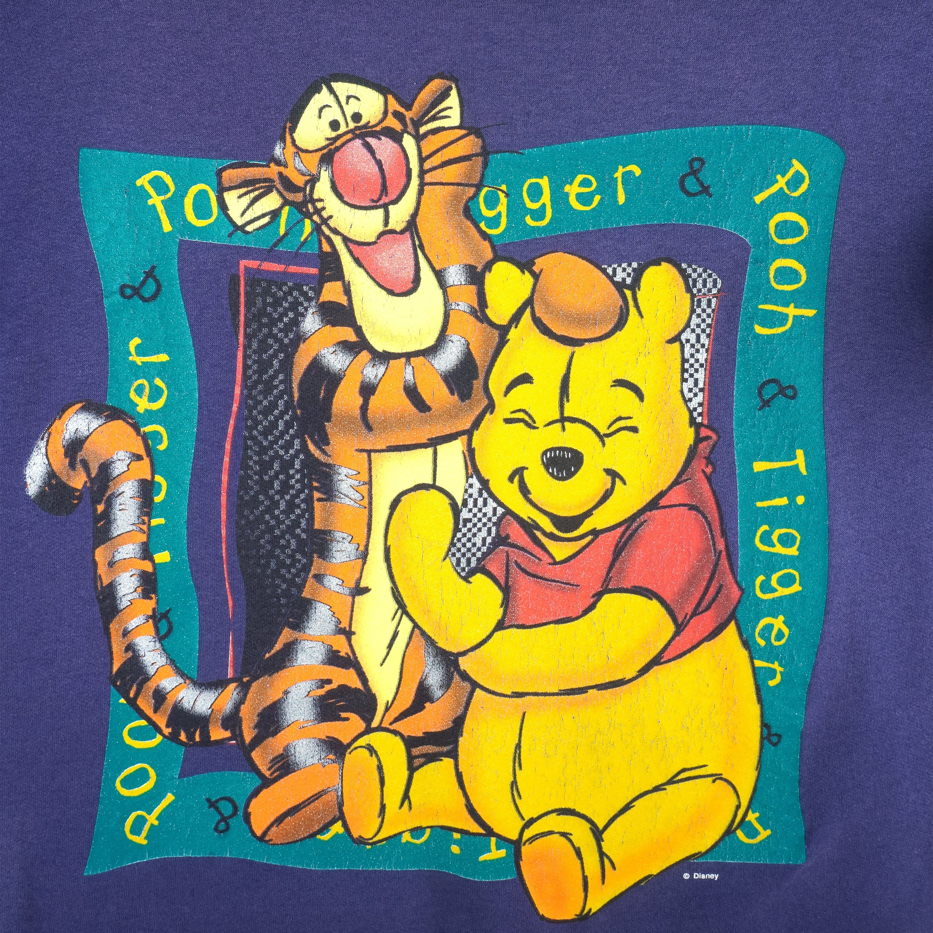 Disney Winnie the Pooh & Tigger Crew Neck Sweatshirt 1990s Size US S / EU 44-46 / 1 - 4 Thumbnail