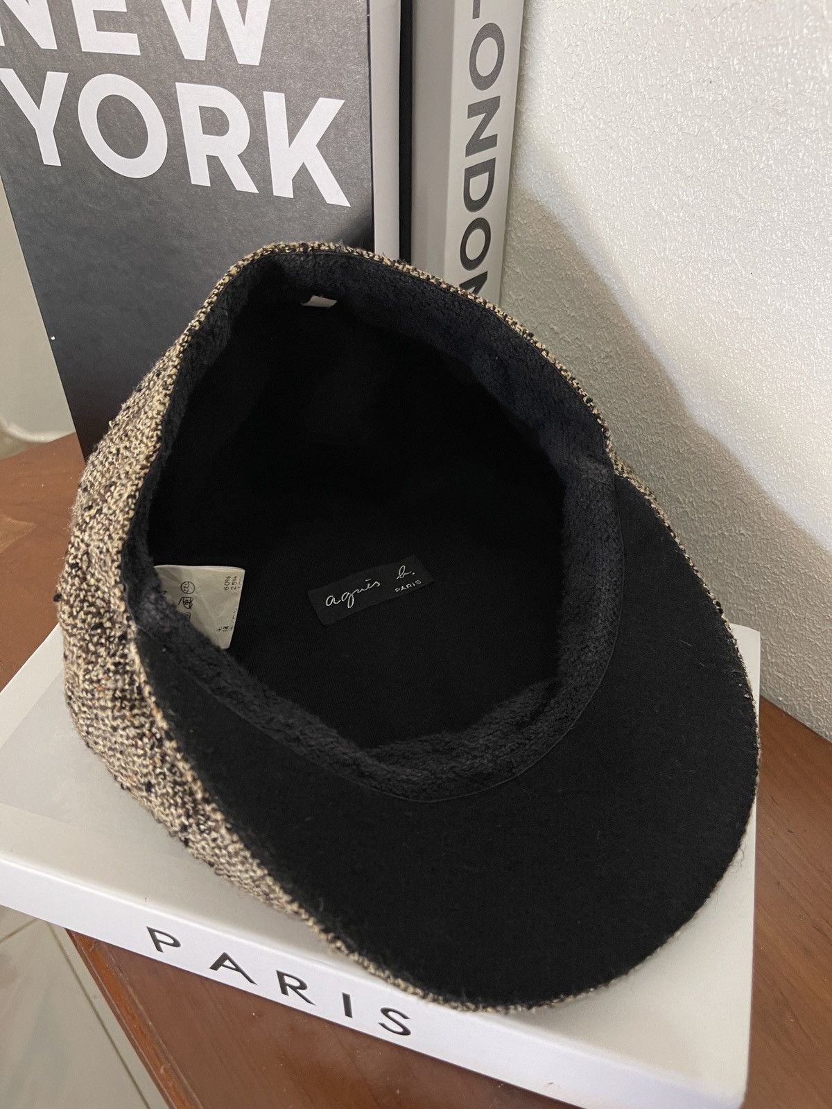 agnes b. Agnes B. Donegal Tweed Newboys Hats (Size 57) Size ONE SIZE - 6 Thumbnail