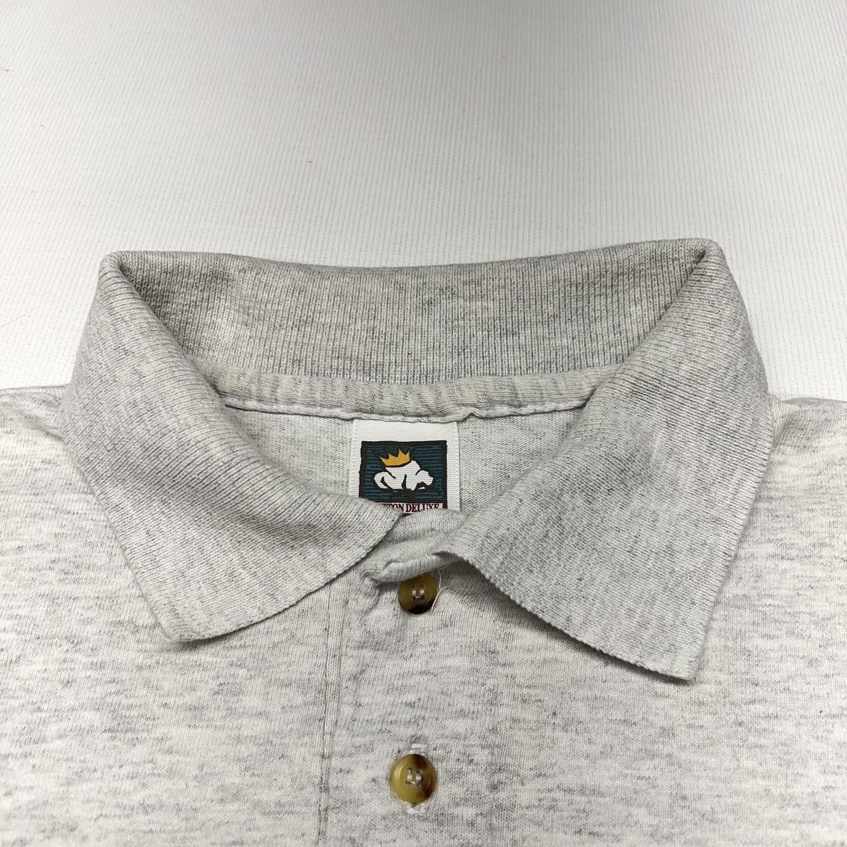 Vintage VTG Car Polo Shirt Grey Embroidered 1977 Corvette Cotton Size US L / EU 52-54 / 3 - 7 Thumbnail